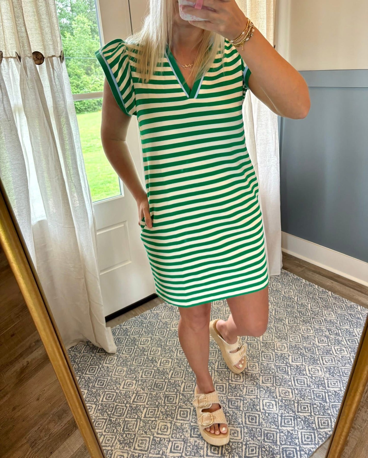 **MORE COLORS** Around Town Flutter Sleeve Shirt Dress