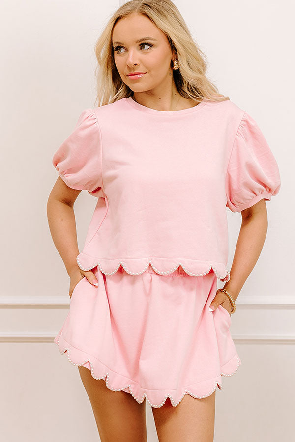 What’s Your Fancy Embellished Skort Set