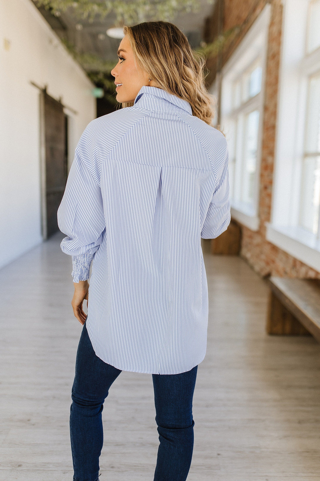**MORE COLORS** Easygoing Gal Smock Sleeve Button Down Tunic