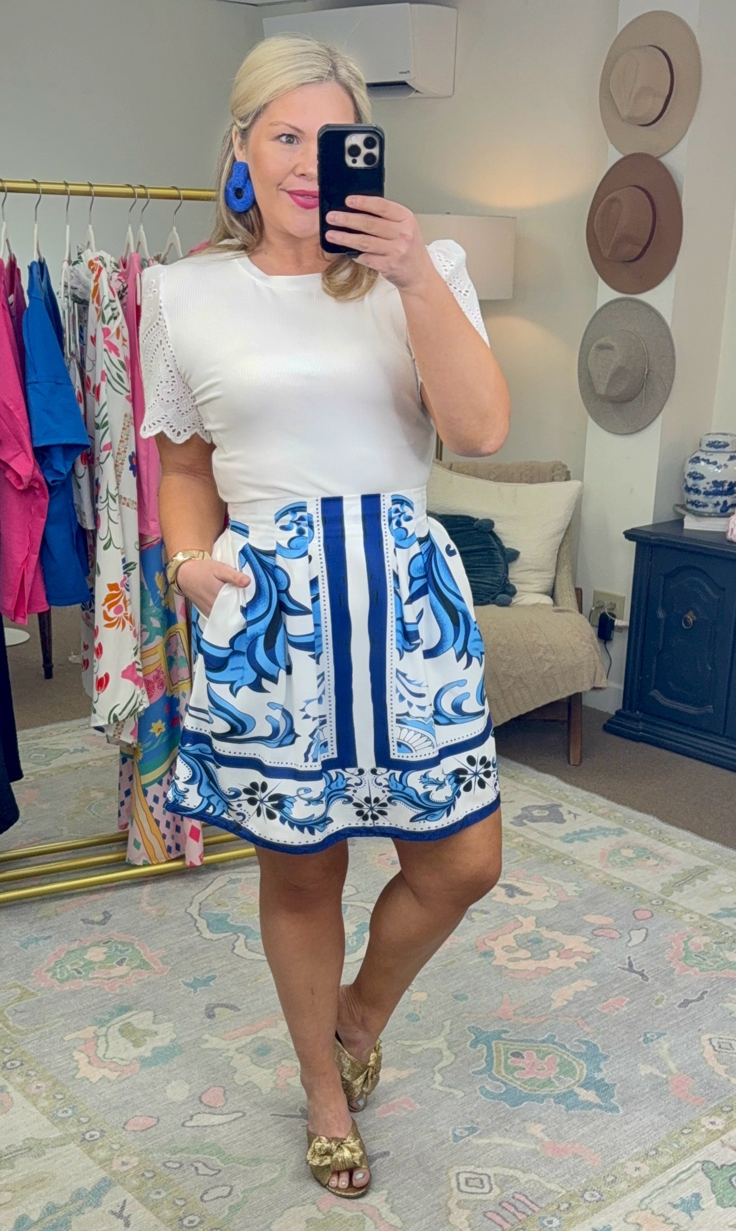 ✨RESTOCK✨ Pretty in Positano Skirt Set