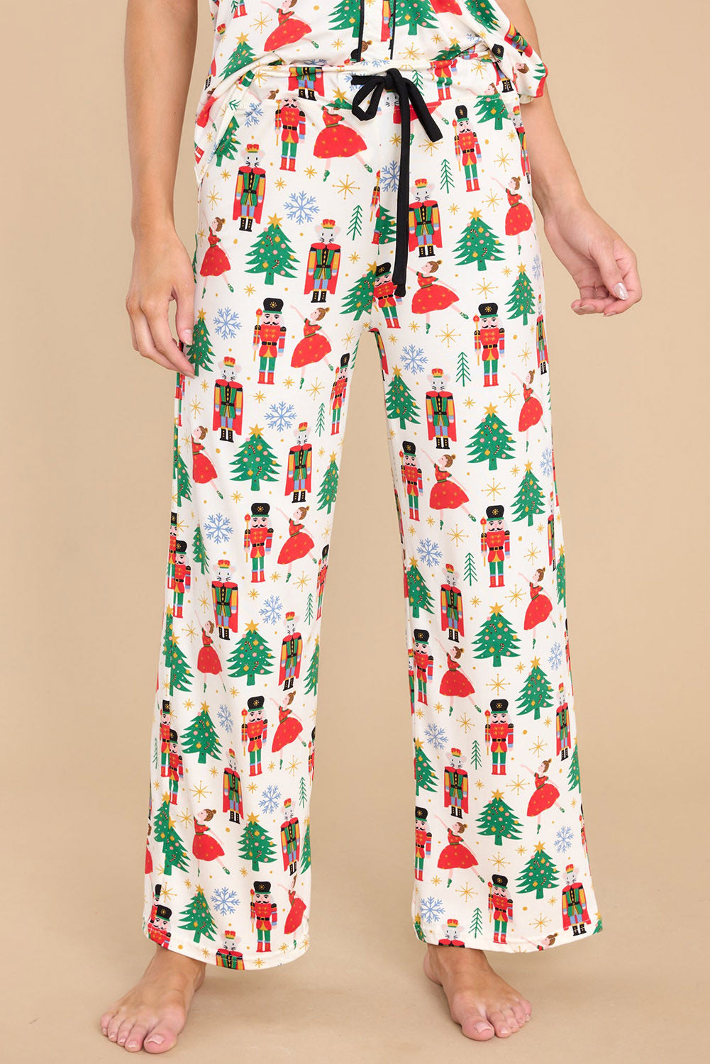 Nutcracker Print Pajama Set