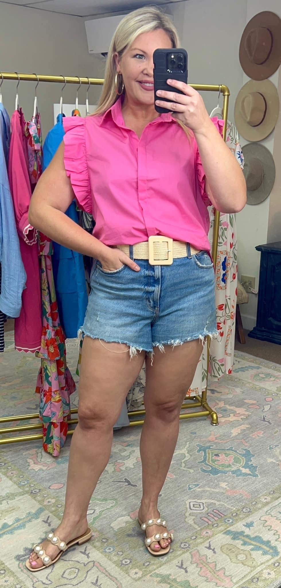 Keep It Together Square Buckle Woven Belt