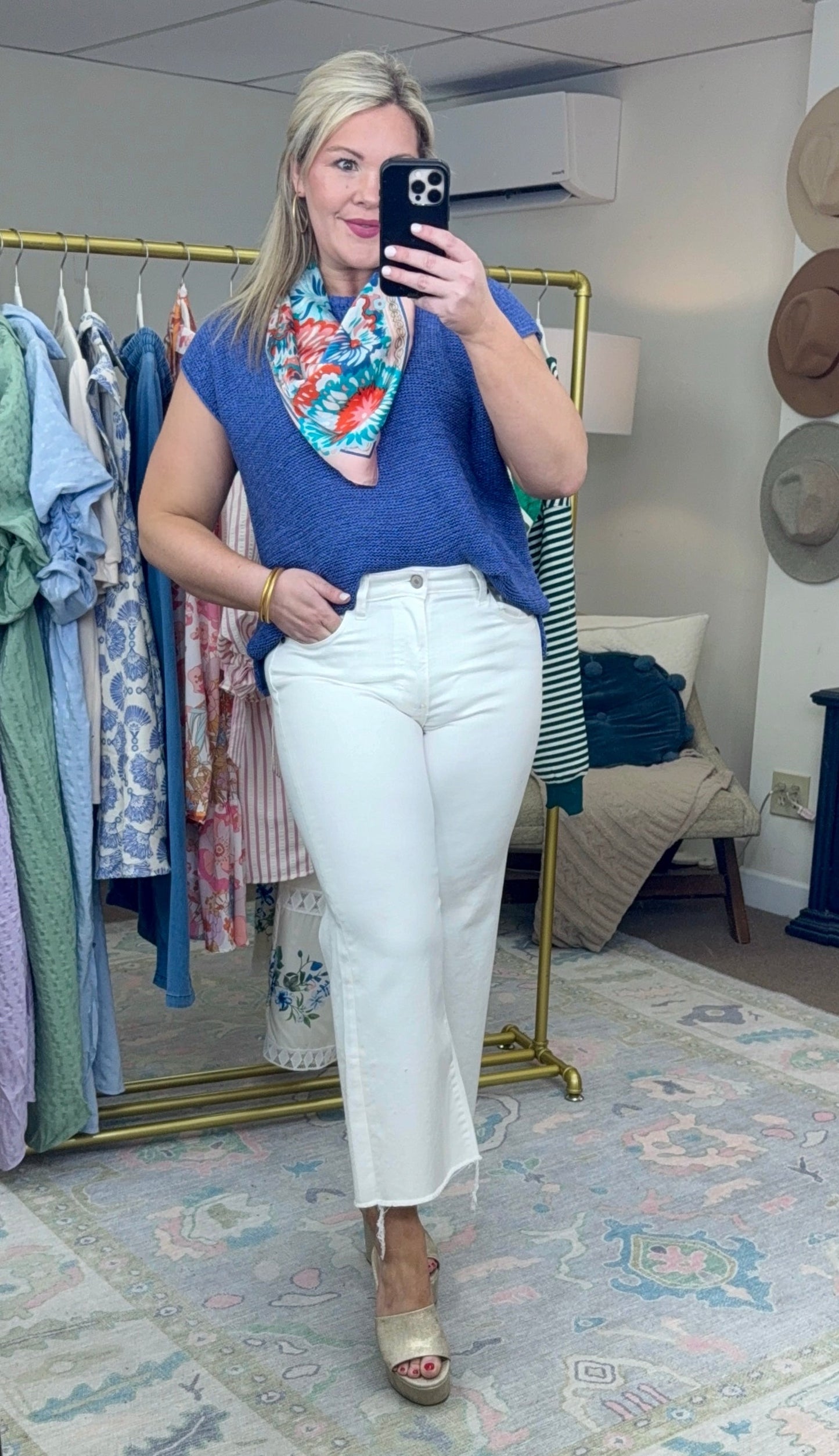 Old Money Capsule Slouchy Knit Top