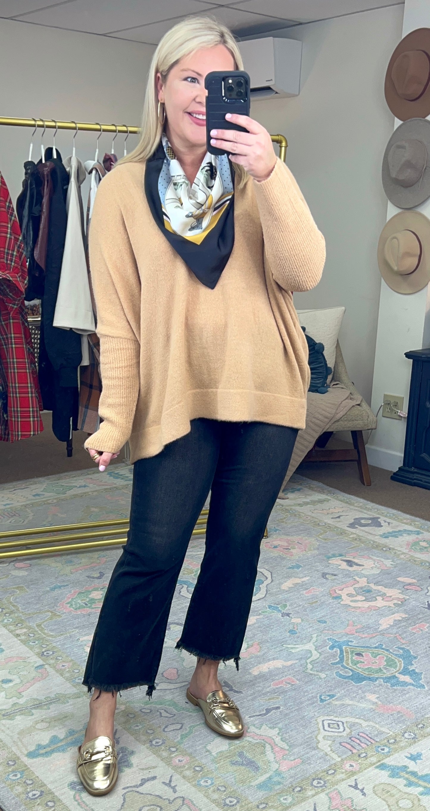 Find Yourself V-Neck Sweater Tunic