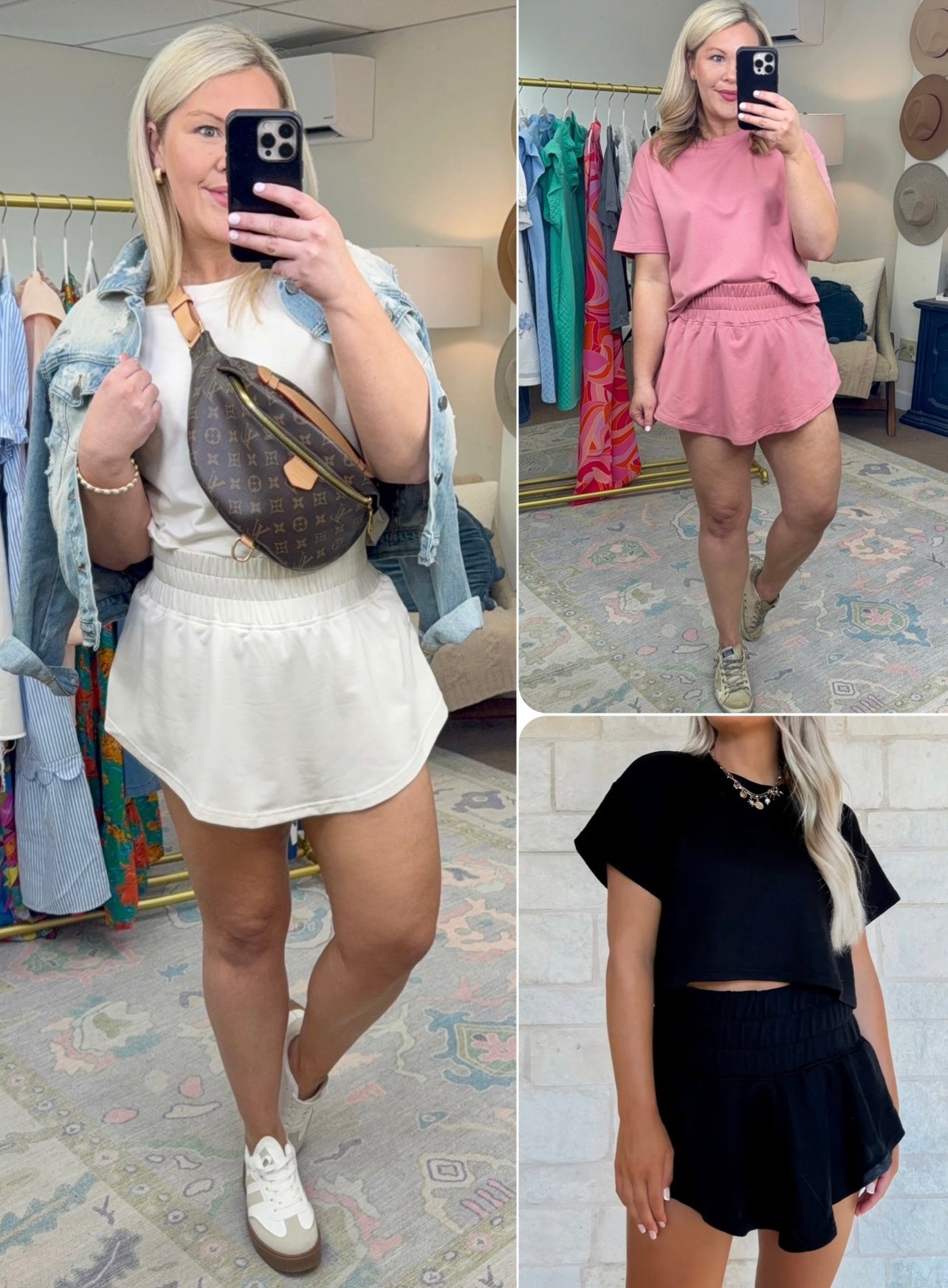 Pop Culture Smocked Skort Set