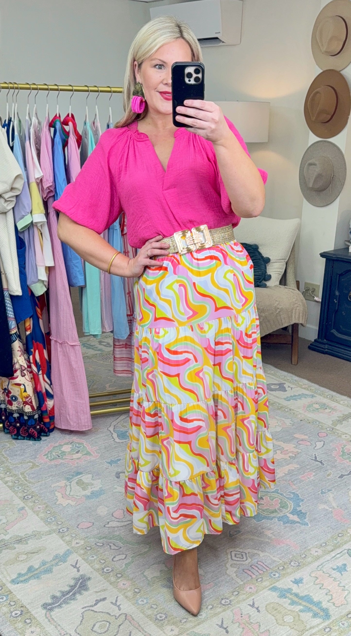 Top Notch Gauzy Frill Blouse