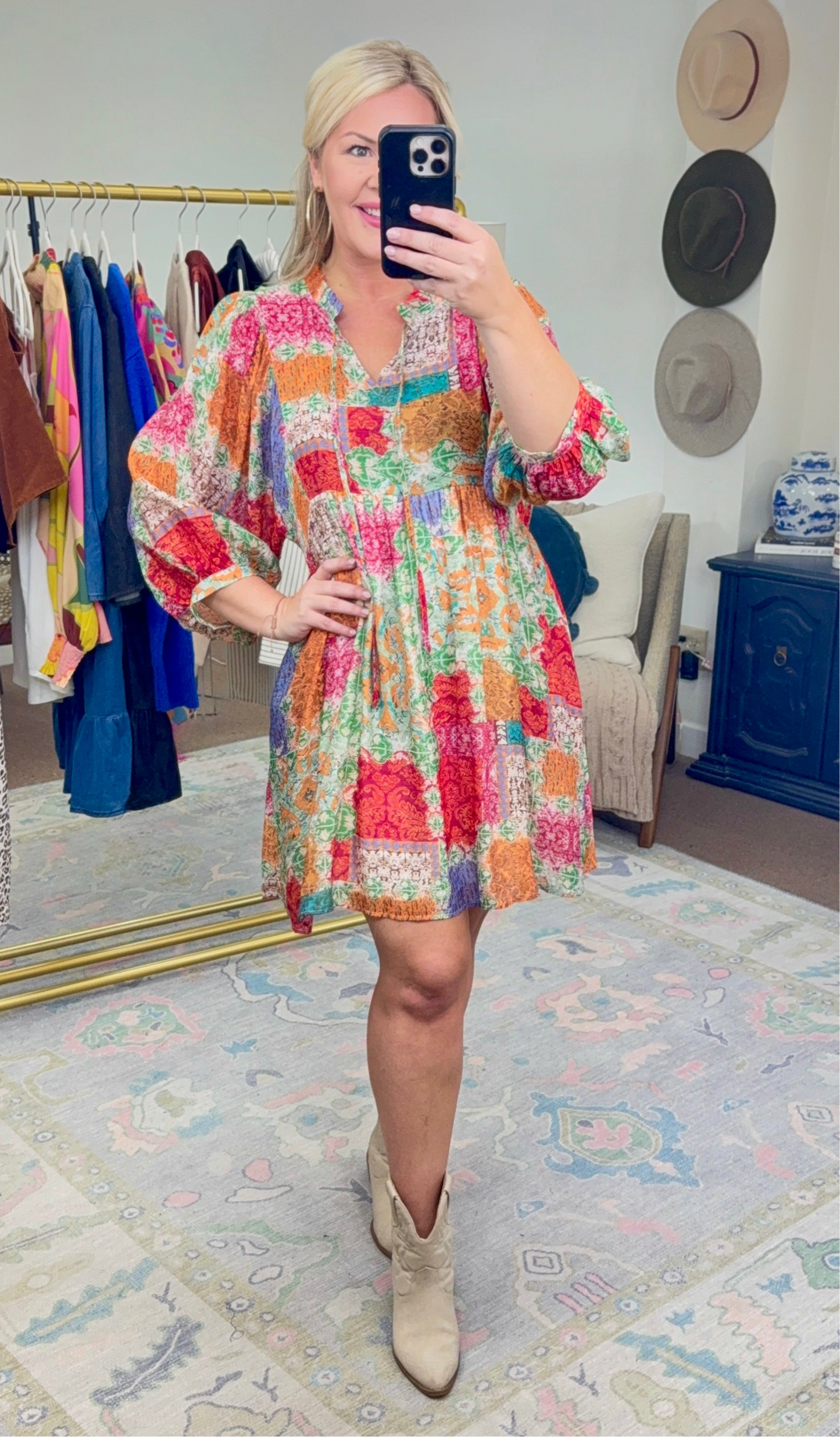 Gypsy Soul Mix Print Dress
