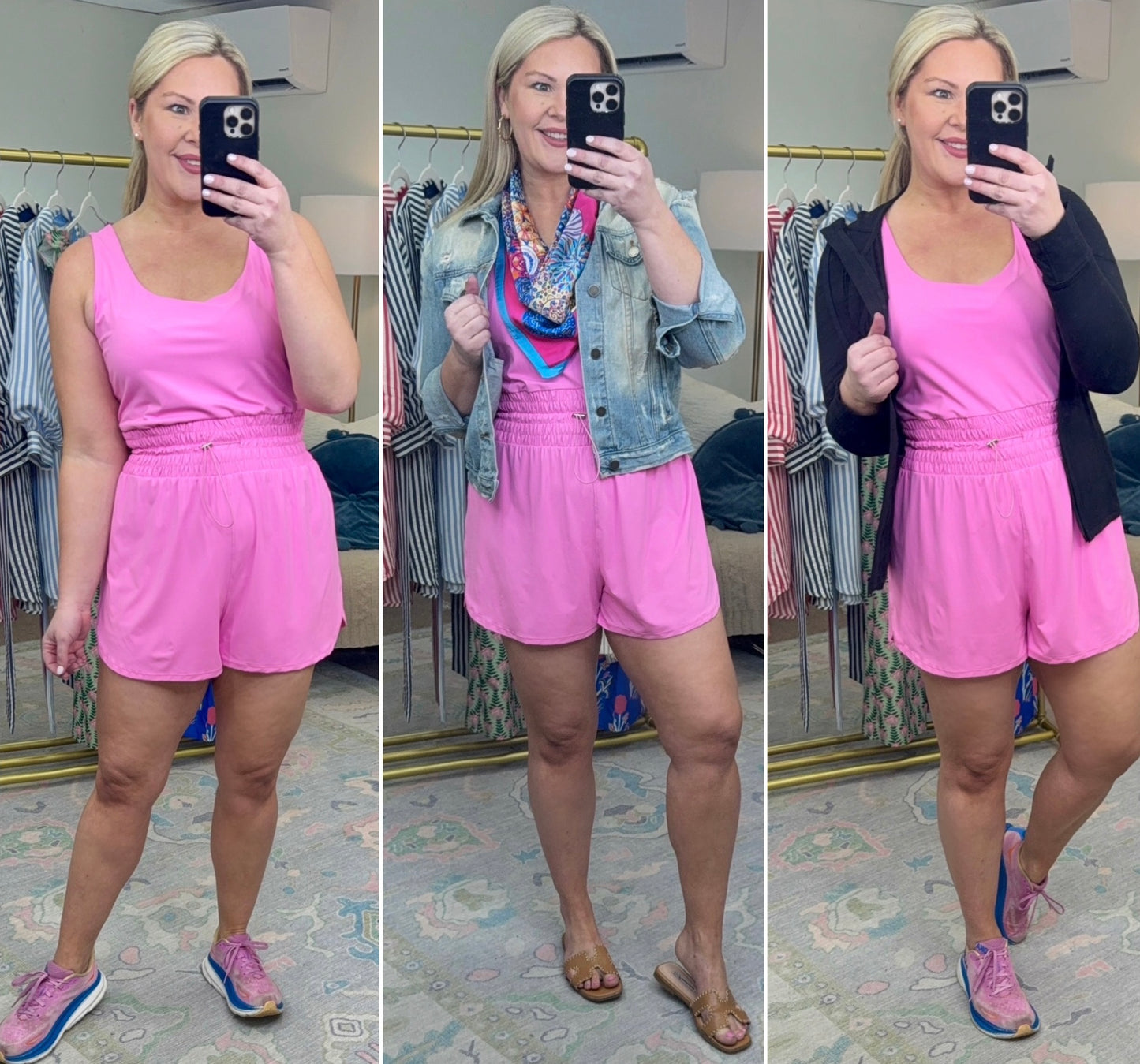 **MORE COLORS** Trust the Process Cinched Waist Athleisure Romper