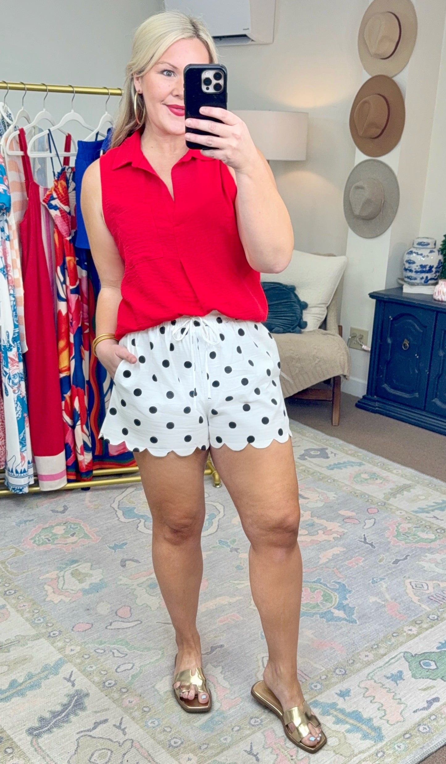 What I Dot Scallop Two Piece Set