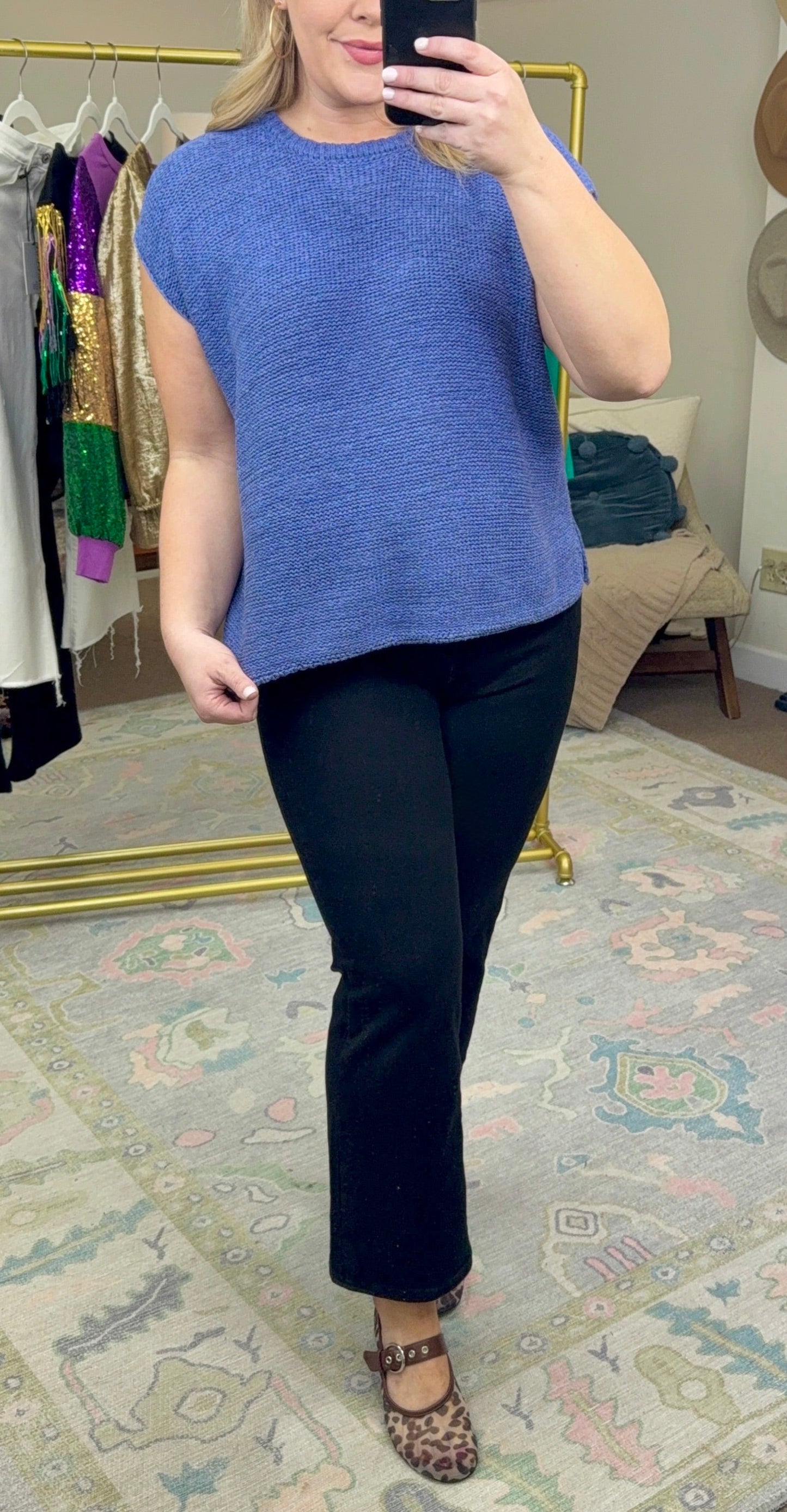 Old Money Capsule Slouchy Knit Top