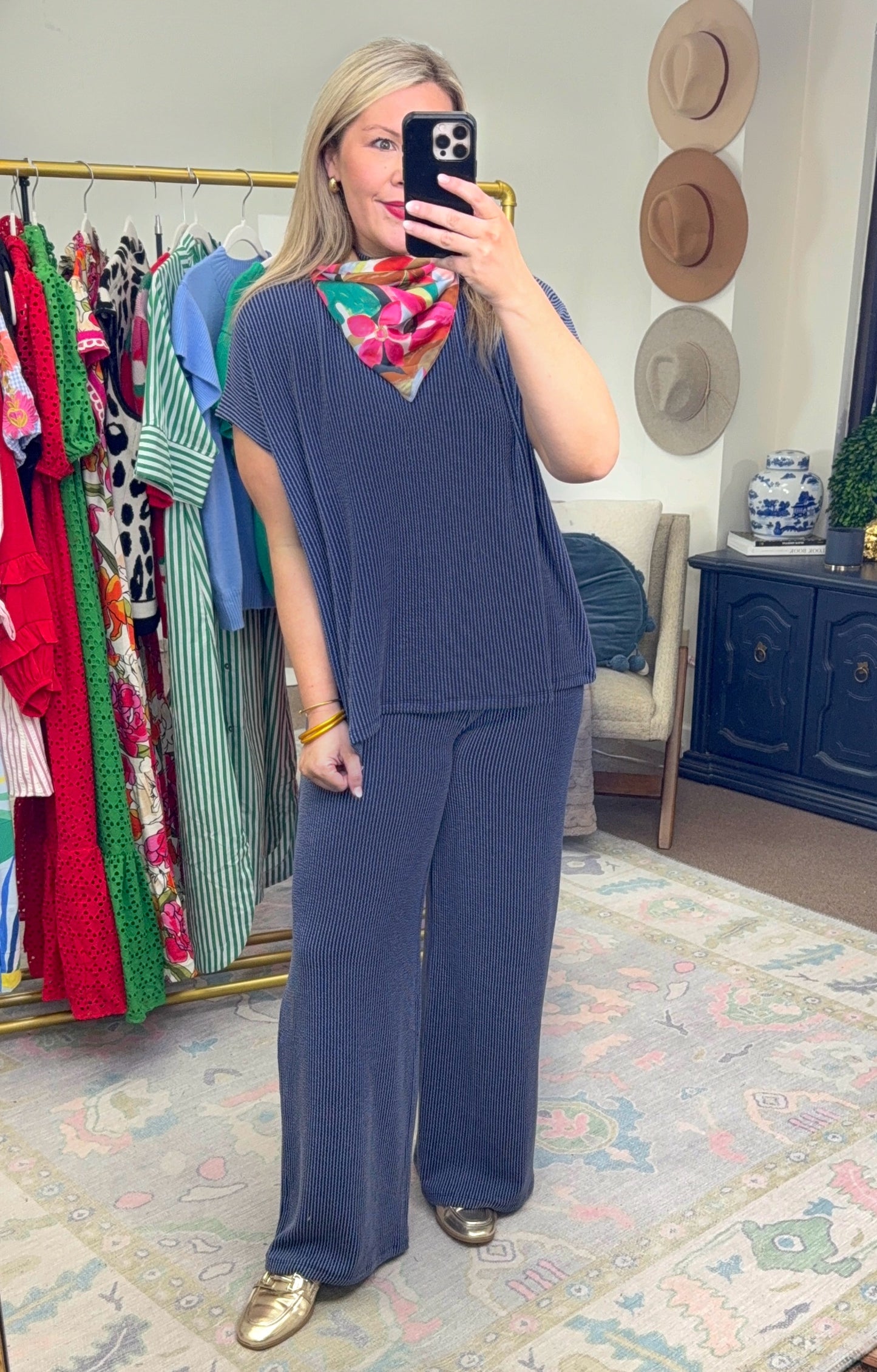**MORE COLORS** Keep it Casual Ribbed Lounge Set