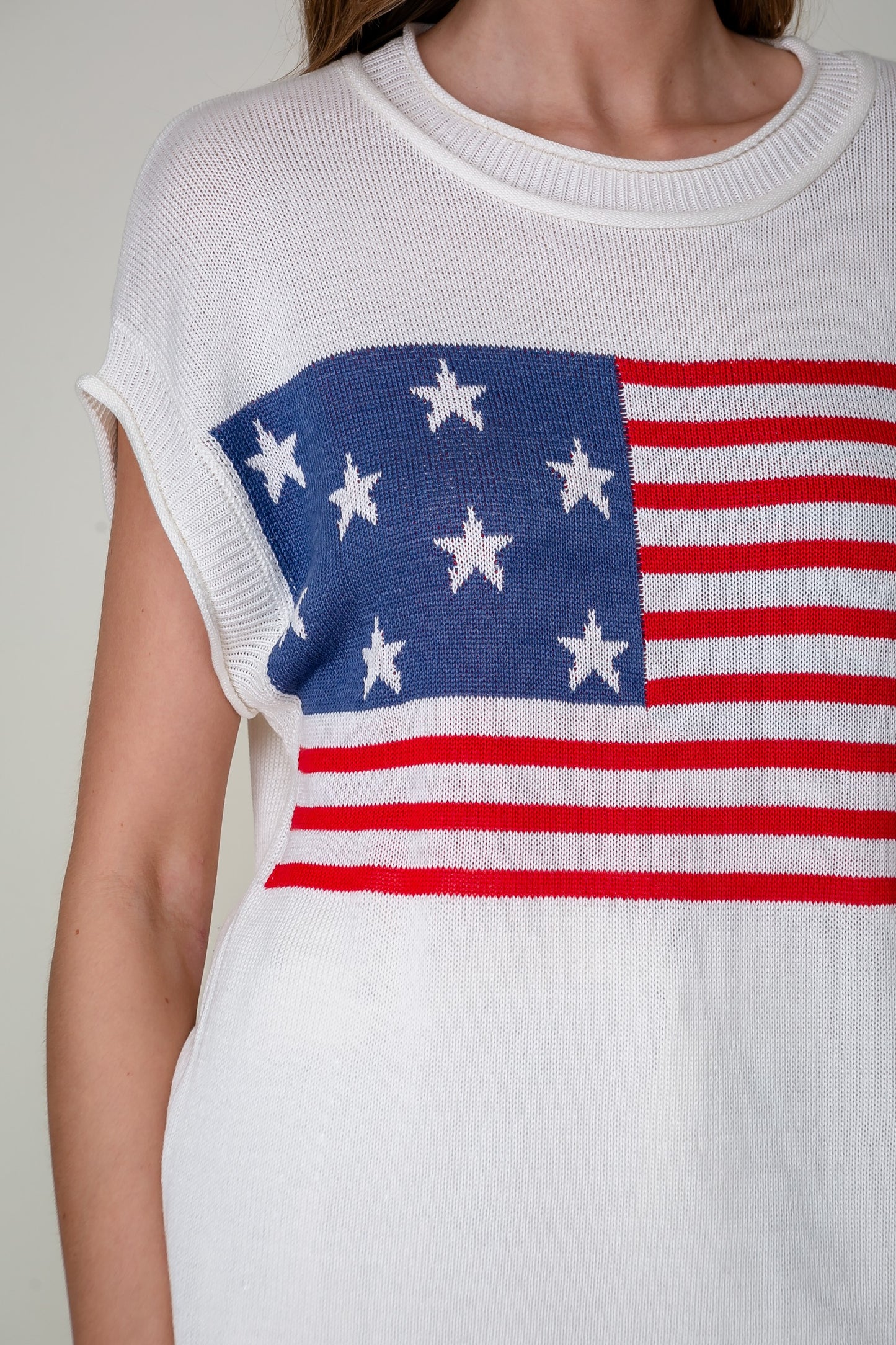 Americana Light Knit Top