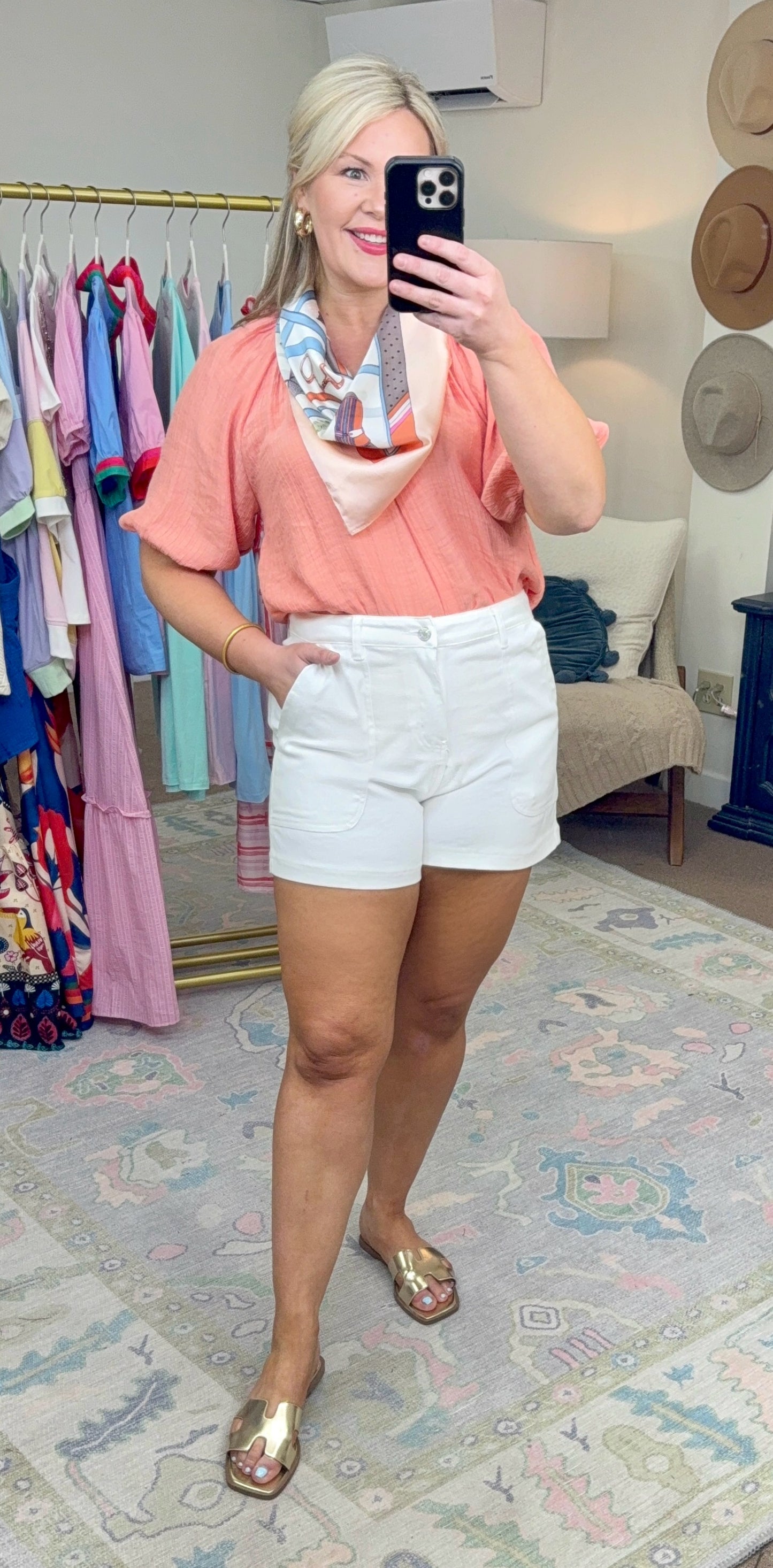Top Notch Gauzy Frill Blouse