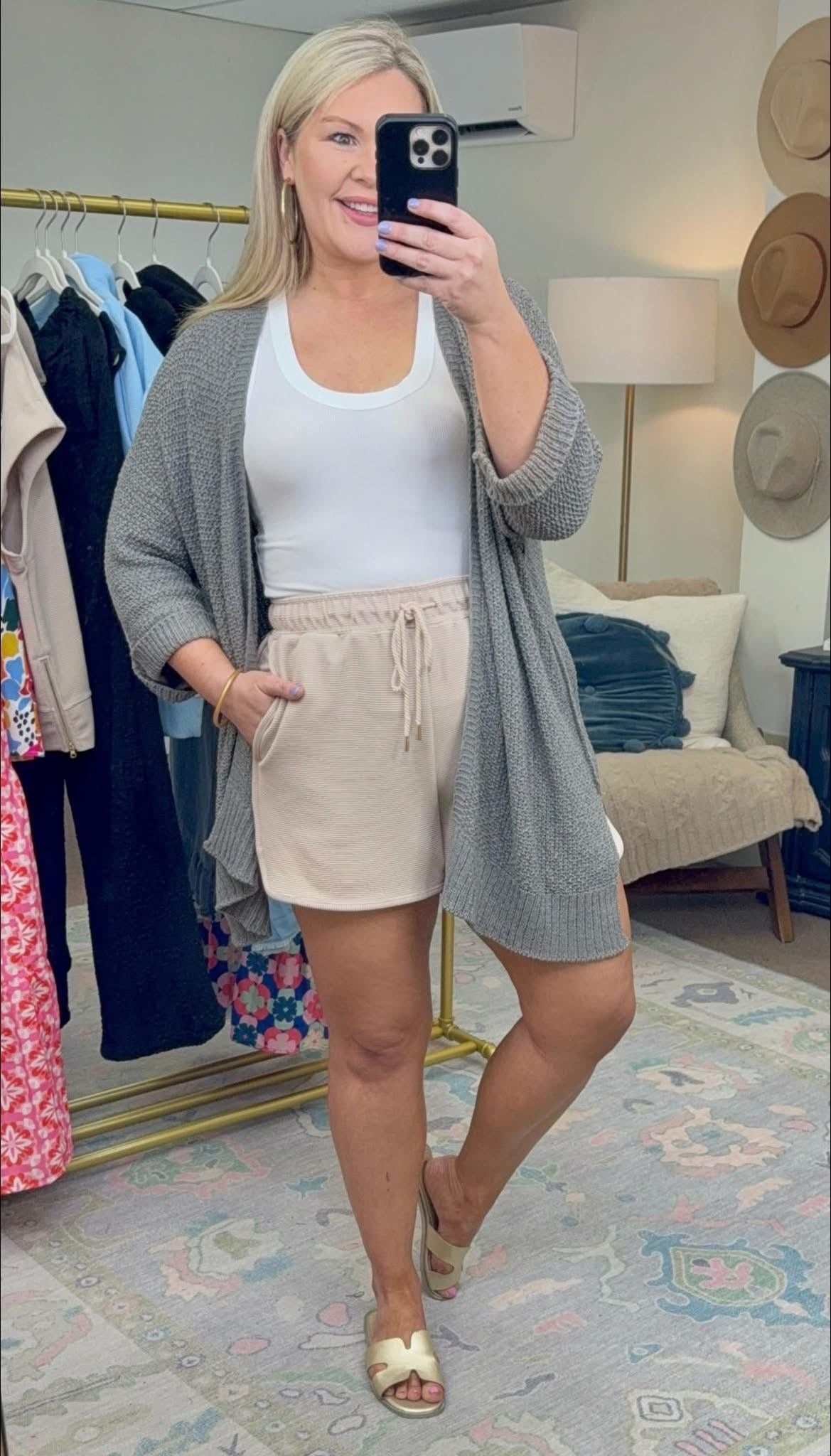 Chic Comfort Half Zip Two Piece Set