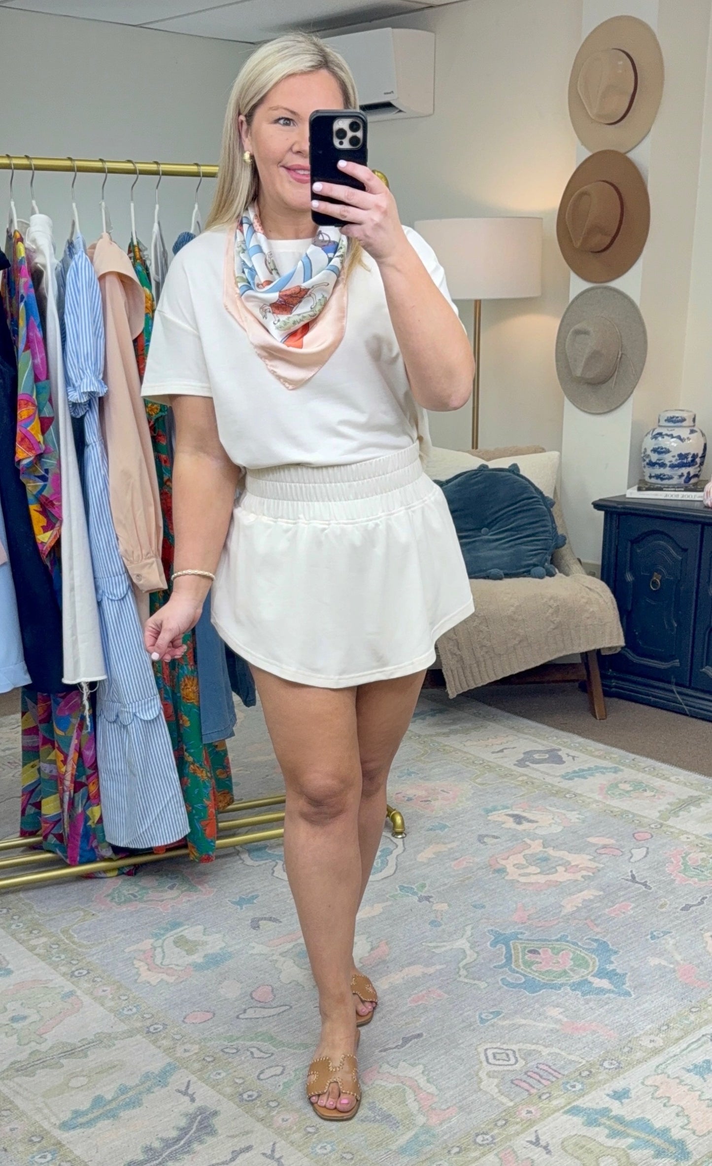 Pop Culture Smocked Skort Set