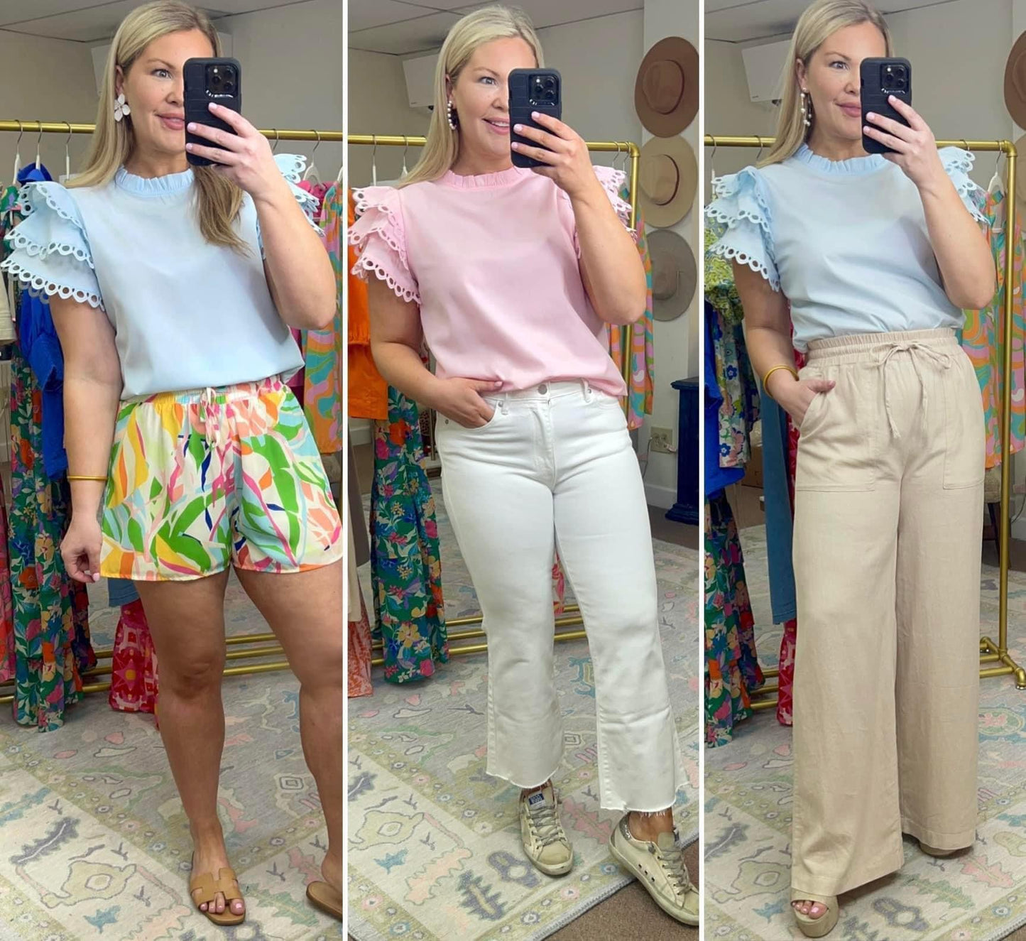 **MORE COLORS** The Sweetest Spring Layered Sleeve Frill Blouse