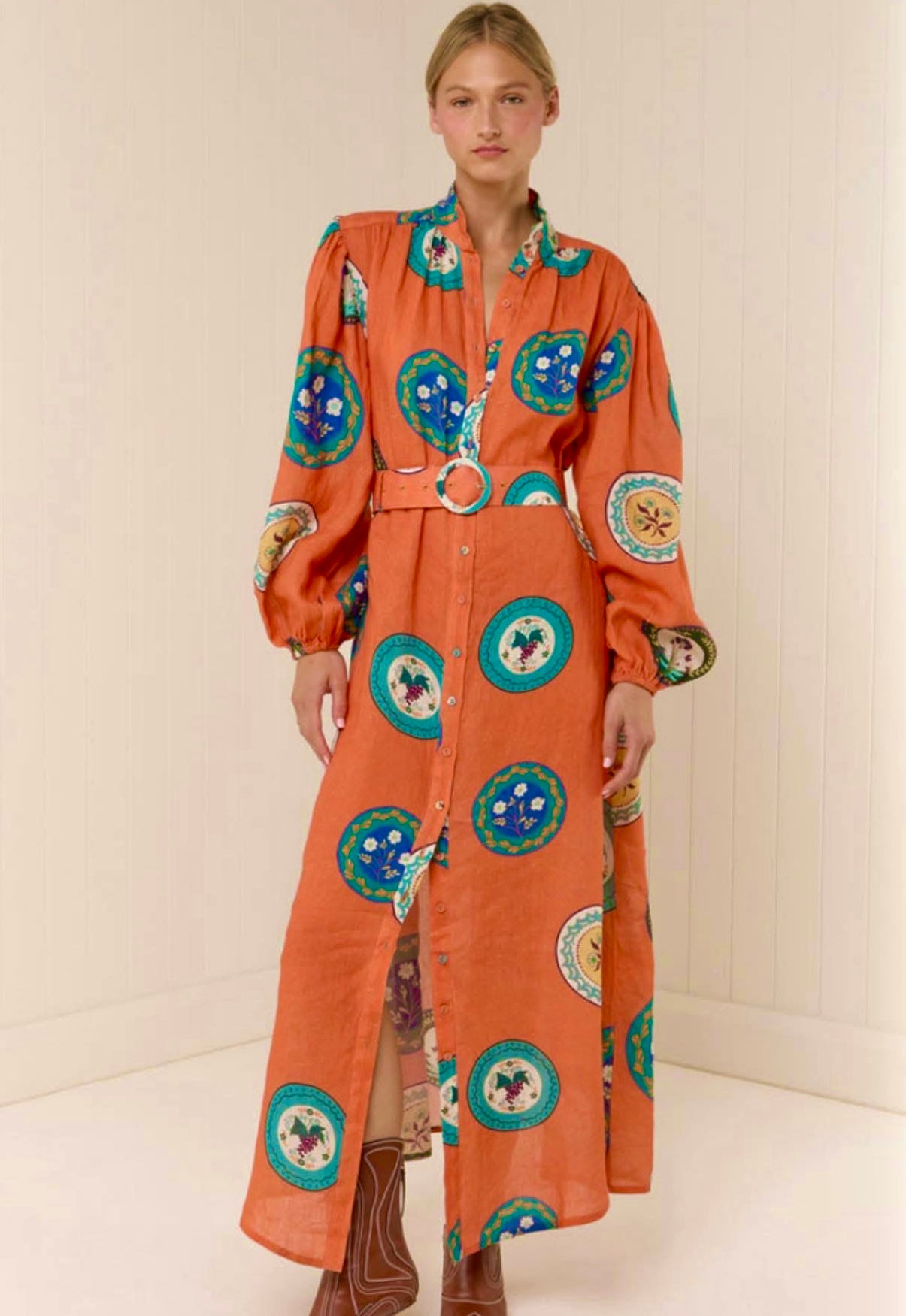 Wondrous One Belted Maxi Dress