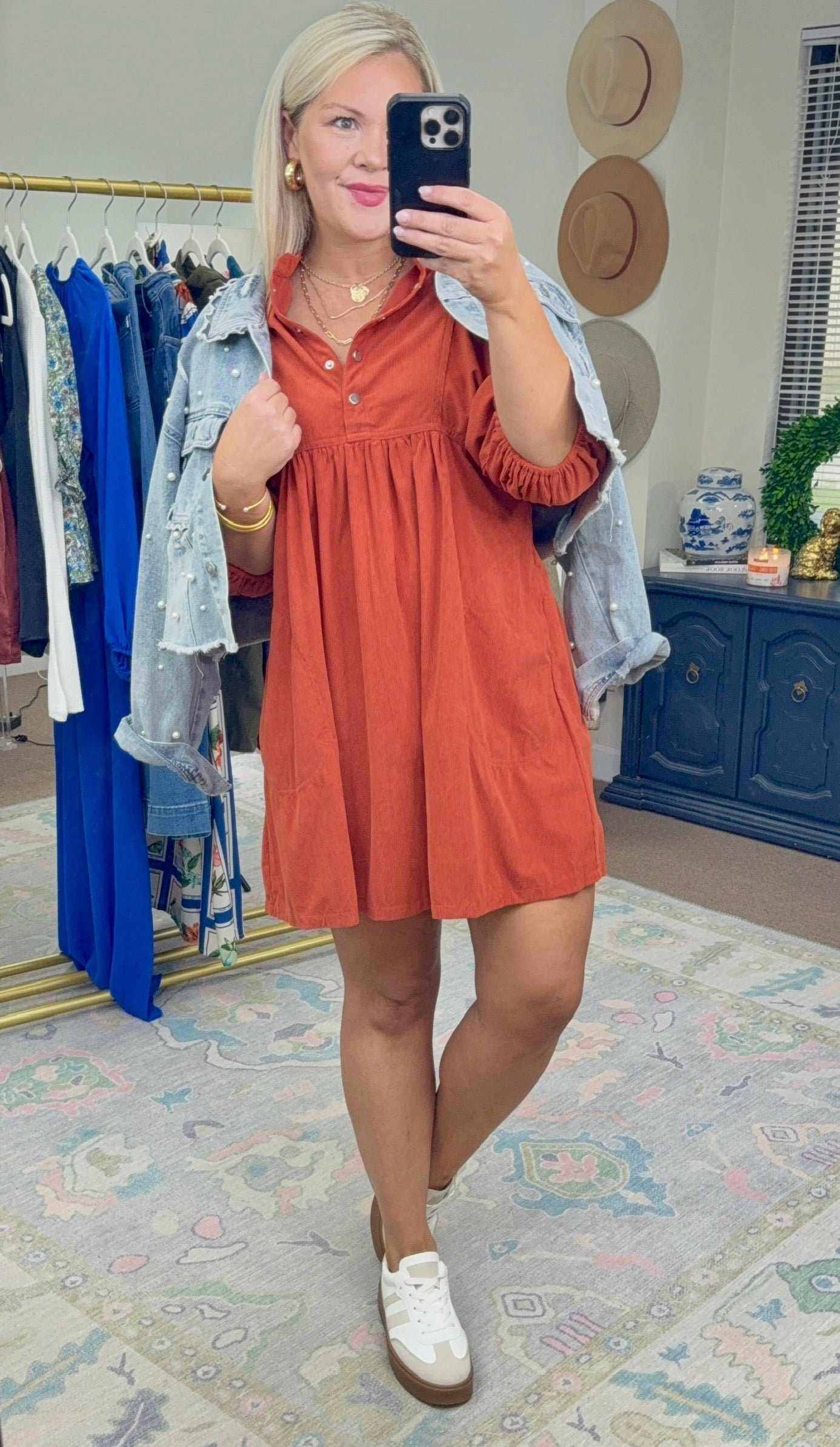**MORE COLORS** Feels Like Home Corduroy Dress