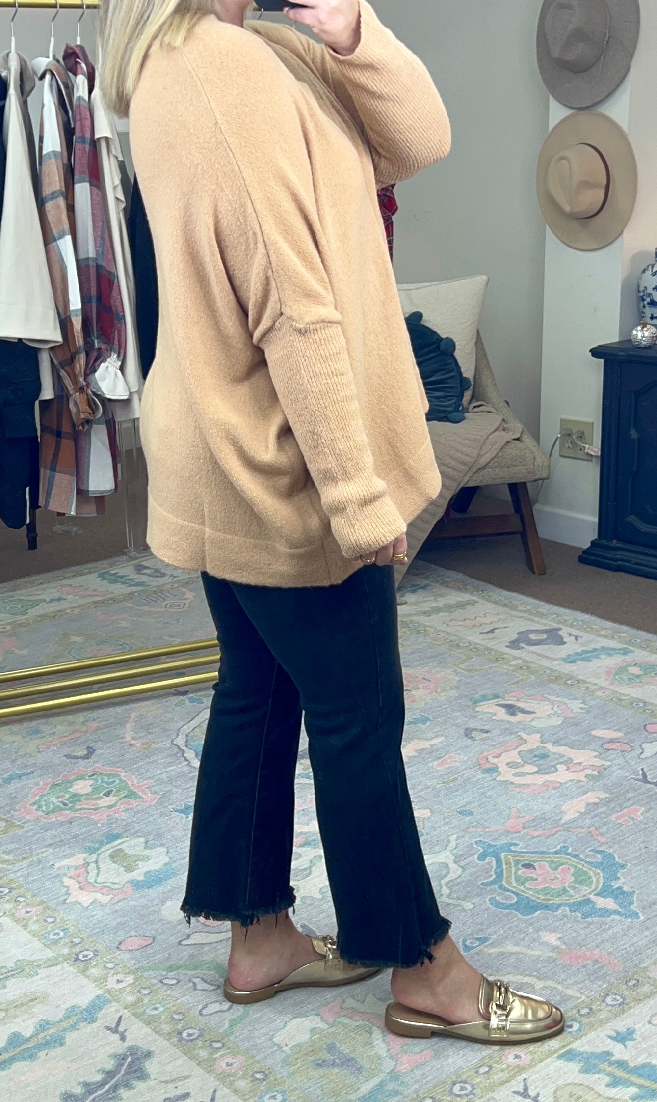 Find Yourself V-Neck Sweater Tunic