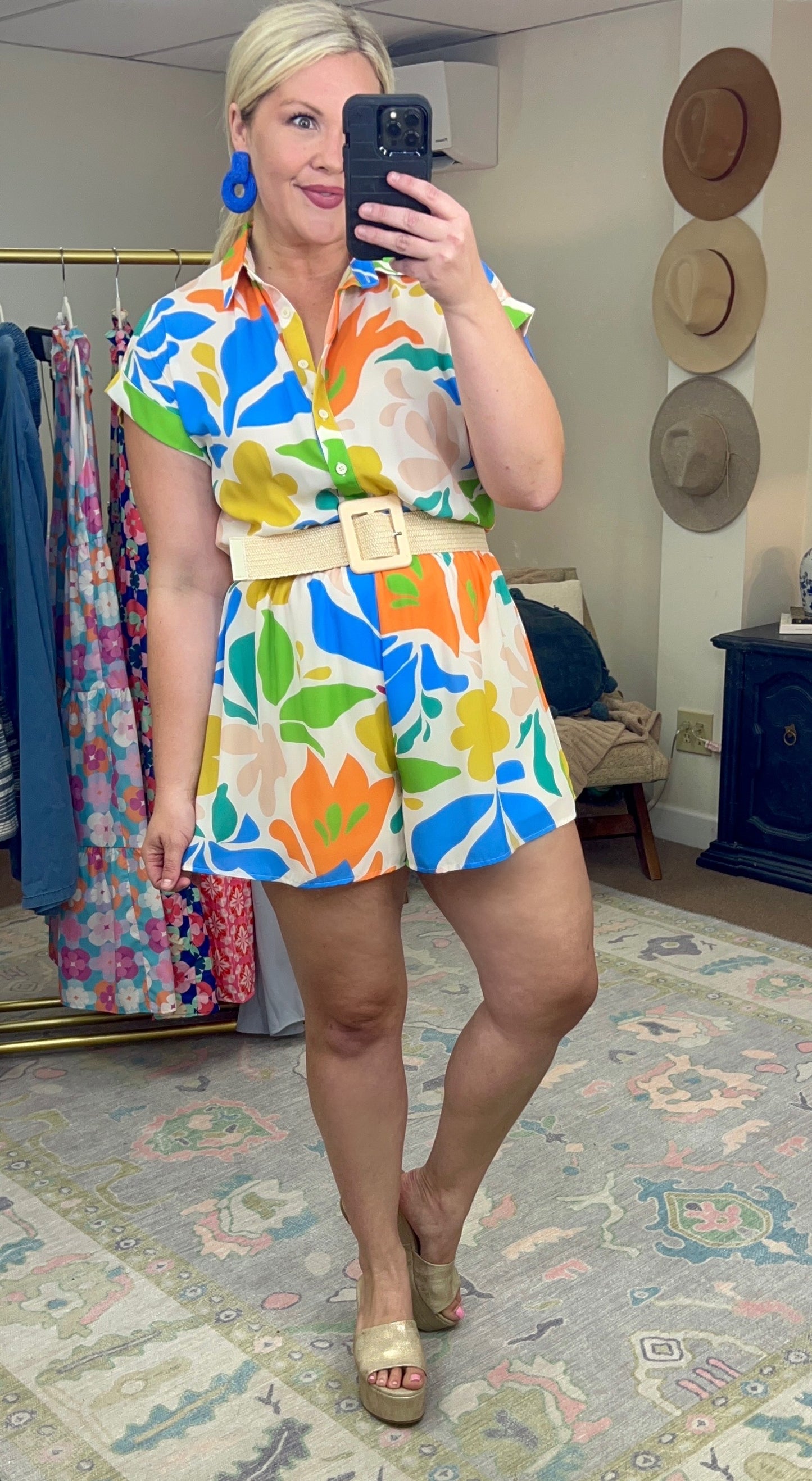 Make Your Move Collar Romper