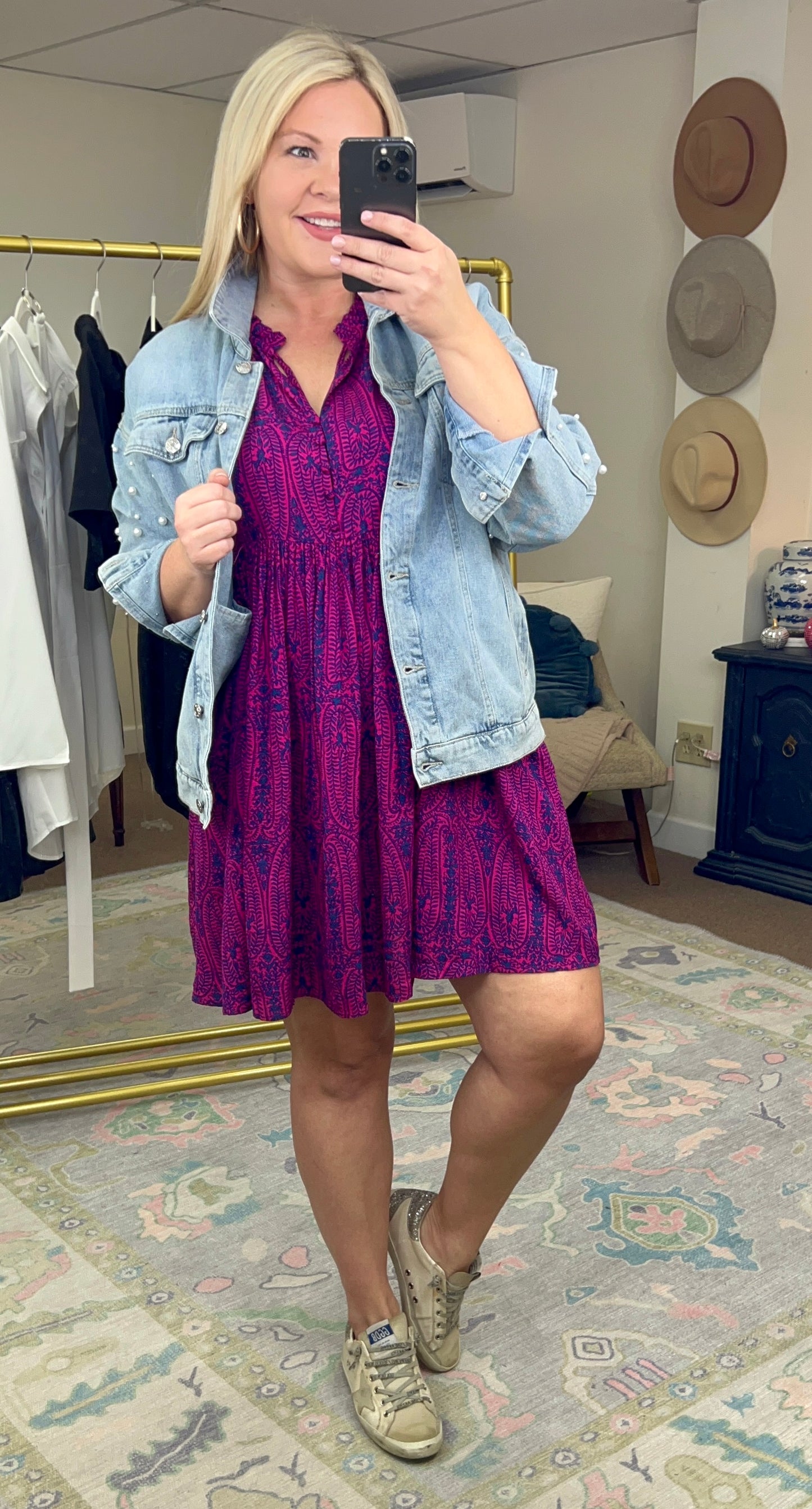 Good Vibrations Paisley Print Dress