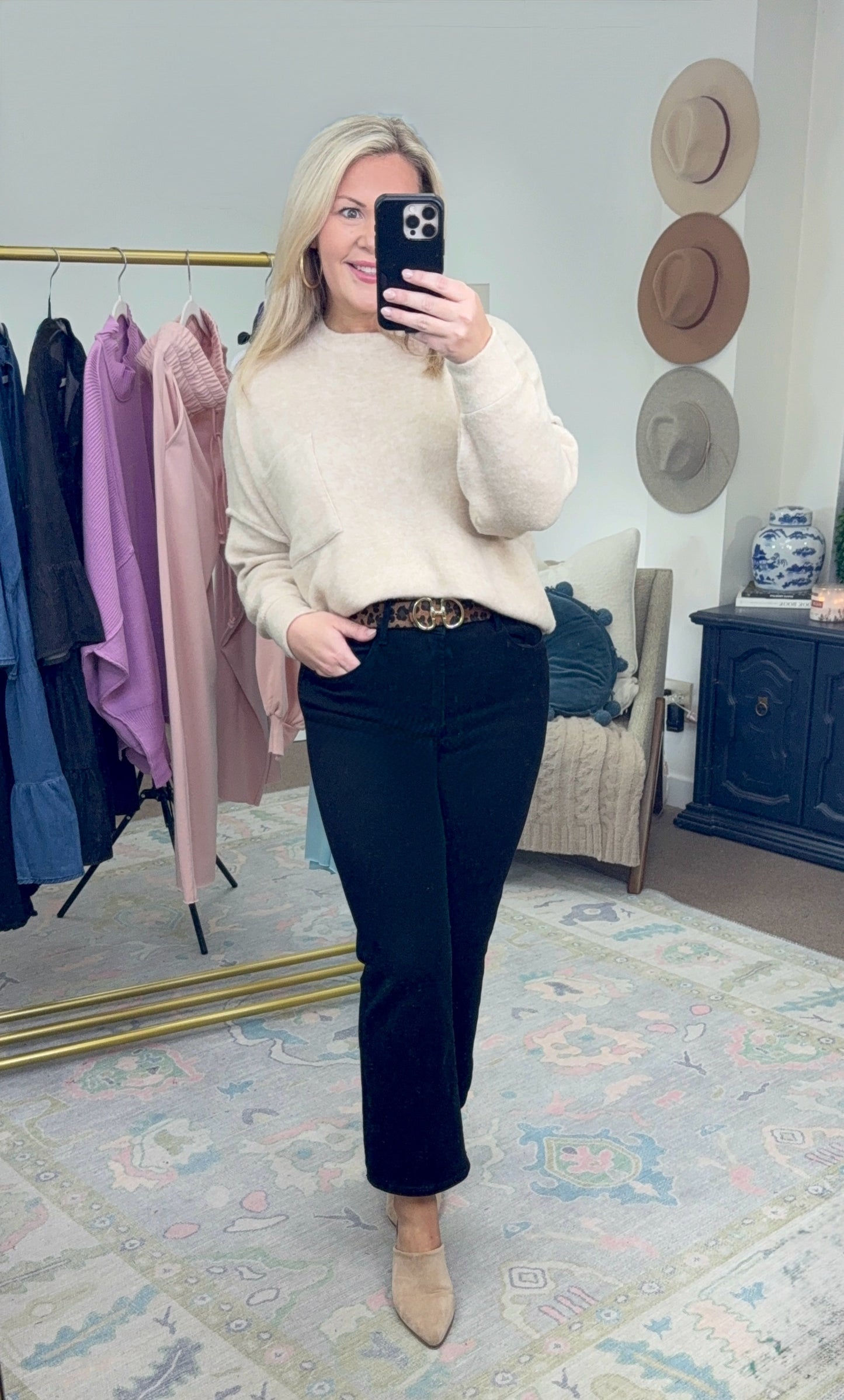 Warm Fuzzies Brushed Knit Top