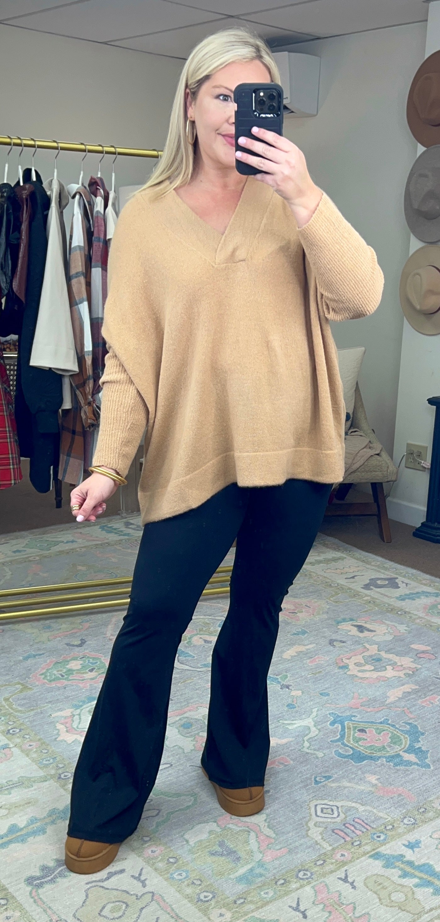 Find Yourself V-Neck Sweater Tunic