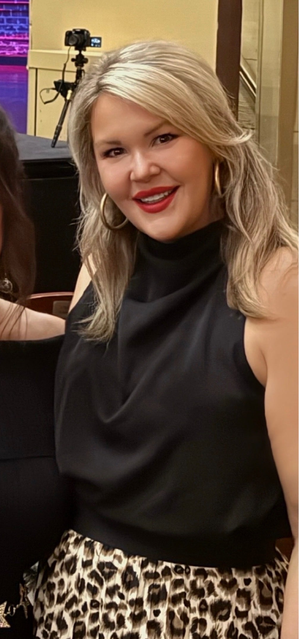 Main Attraction Drape Neck Blouse