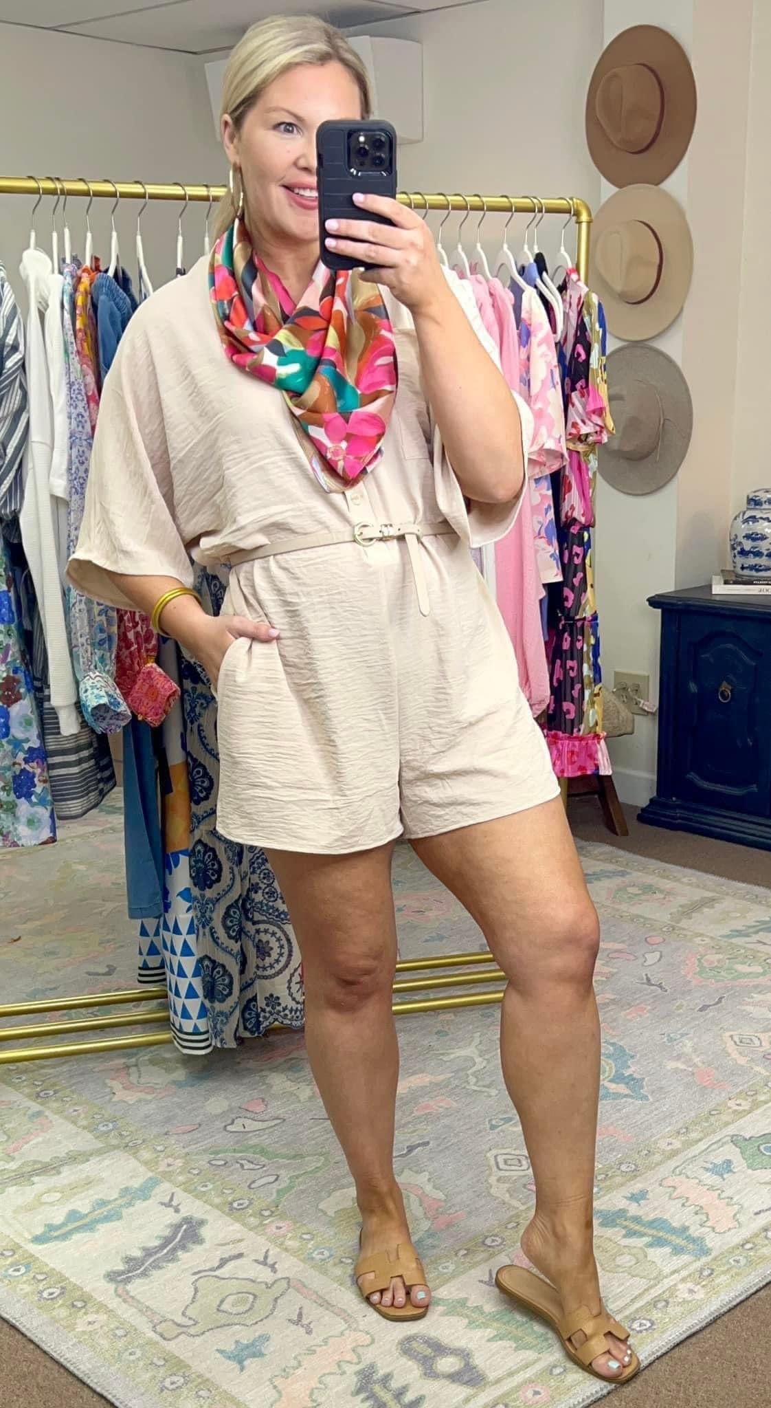 Elevated Collar Romper