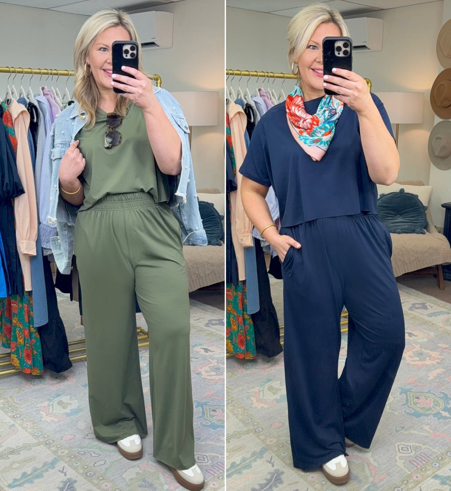 On a Journey Wide Leg Lounge Set