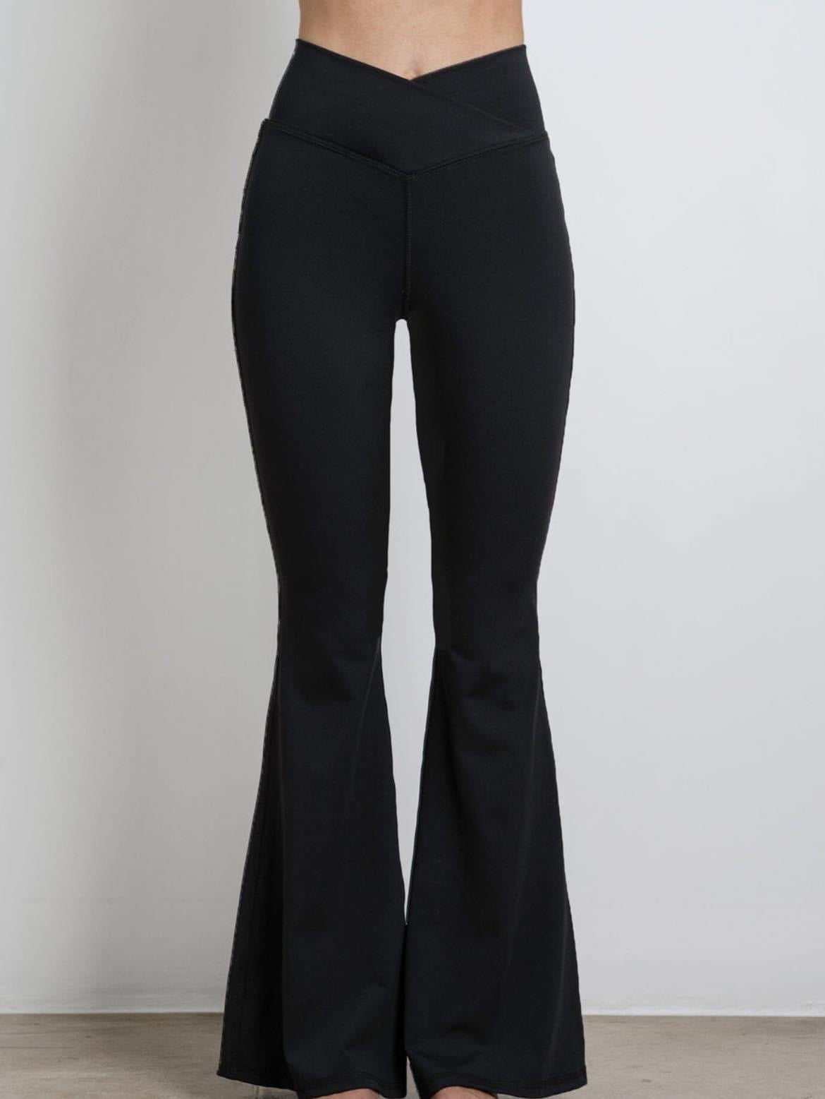 Movin And Groovin Flared Athleisure Pants