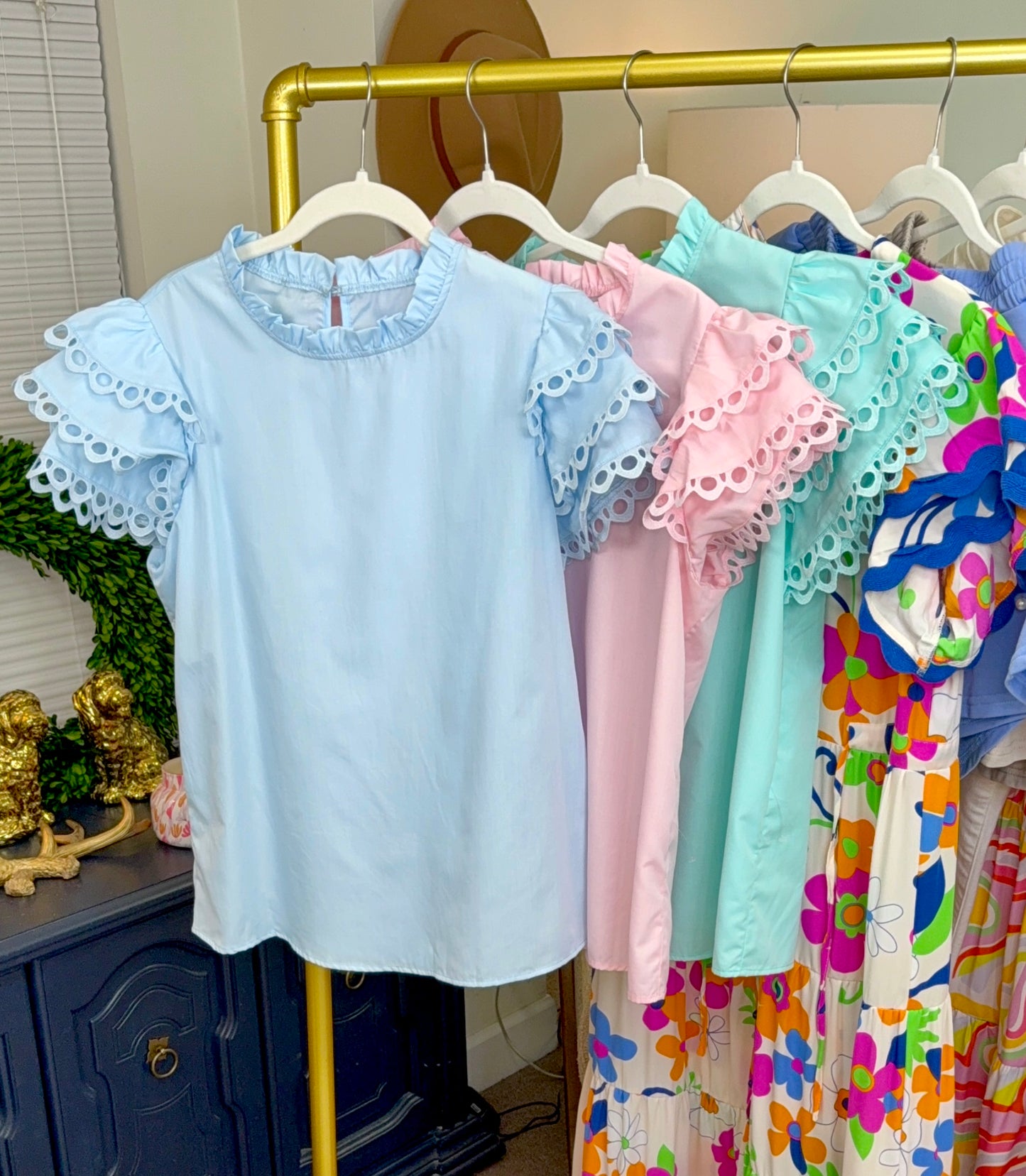 **MORE COLORS** The Sweetest Spring Layered Sleeve Frill Blouse