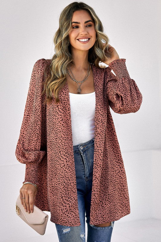 ✨RESTOCK✨ Wild Thing Animal Print Duster Cardigan