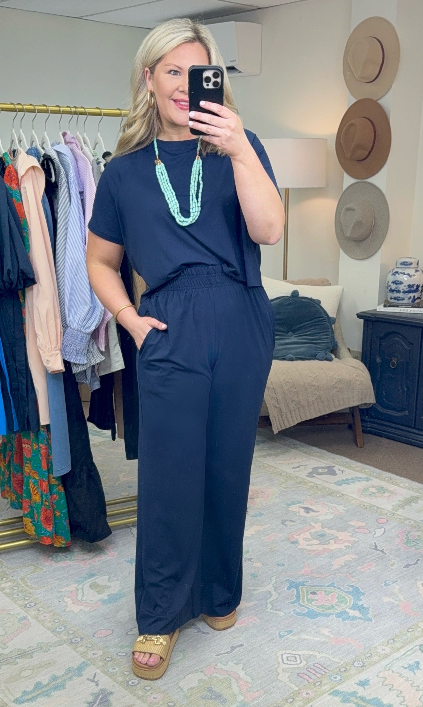 On a Journey Wide Leg Lounge Set