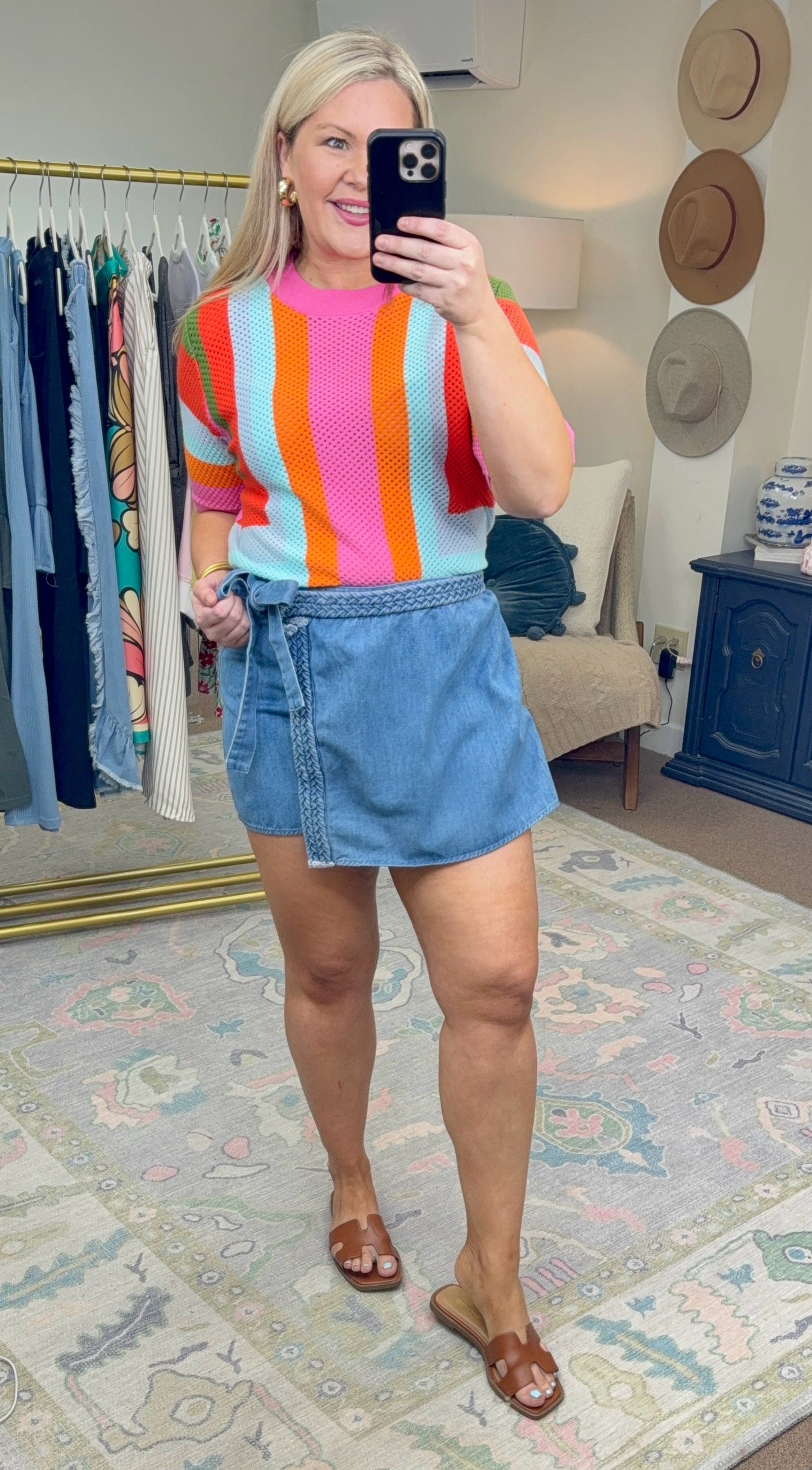 Grateful Gal Colorblock Knit Top