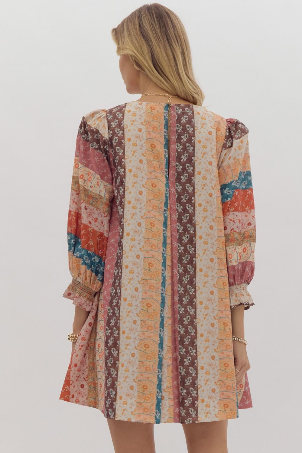 Free Spirited Multi Print Dress