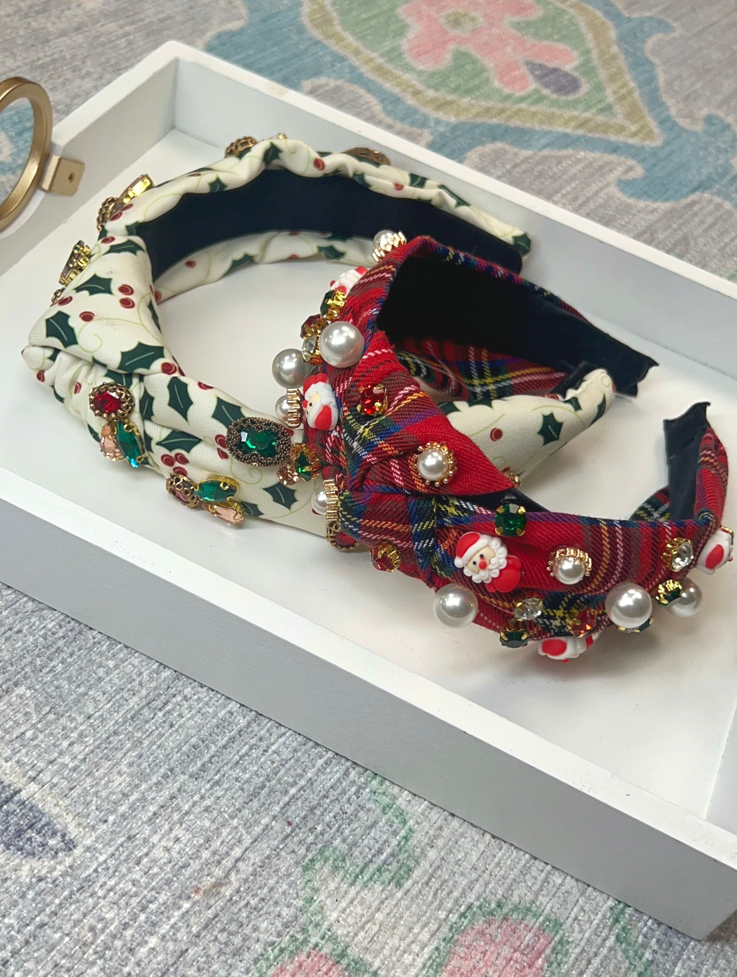 Like A Charm Tartan Knot Headband