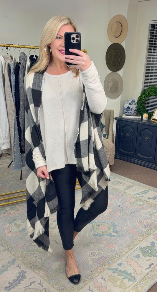 All Cozied Up Brushed Ribbed Knit Top