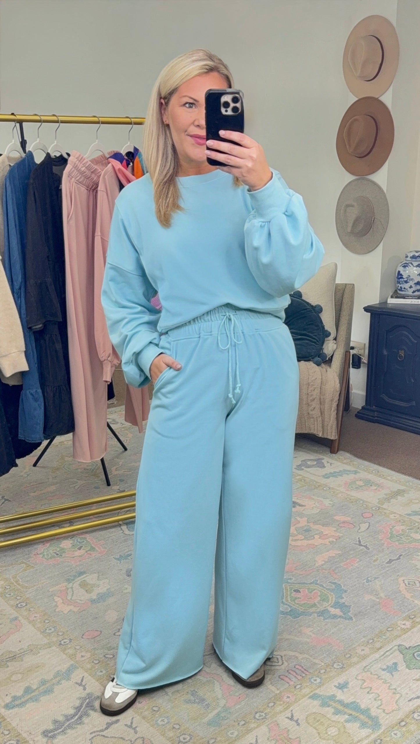 **MORE COLORS** Call Me Cozy Wide Leg Lounge Set