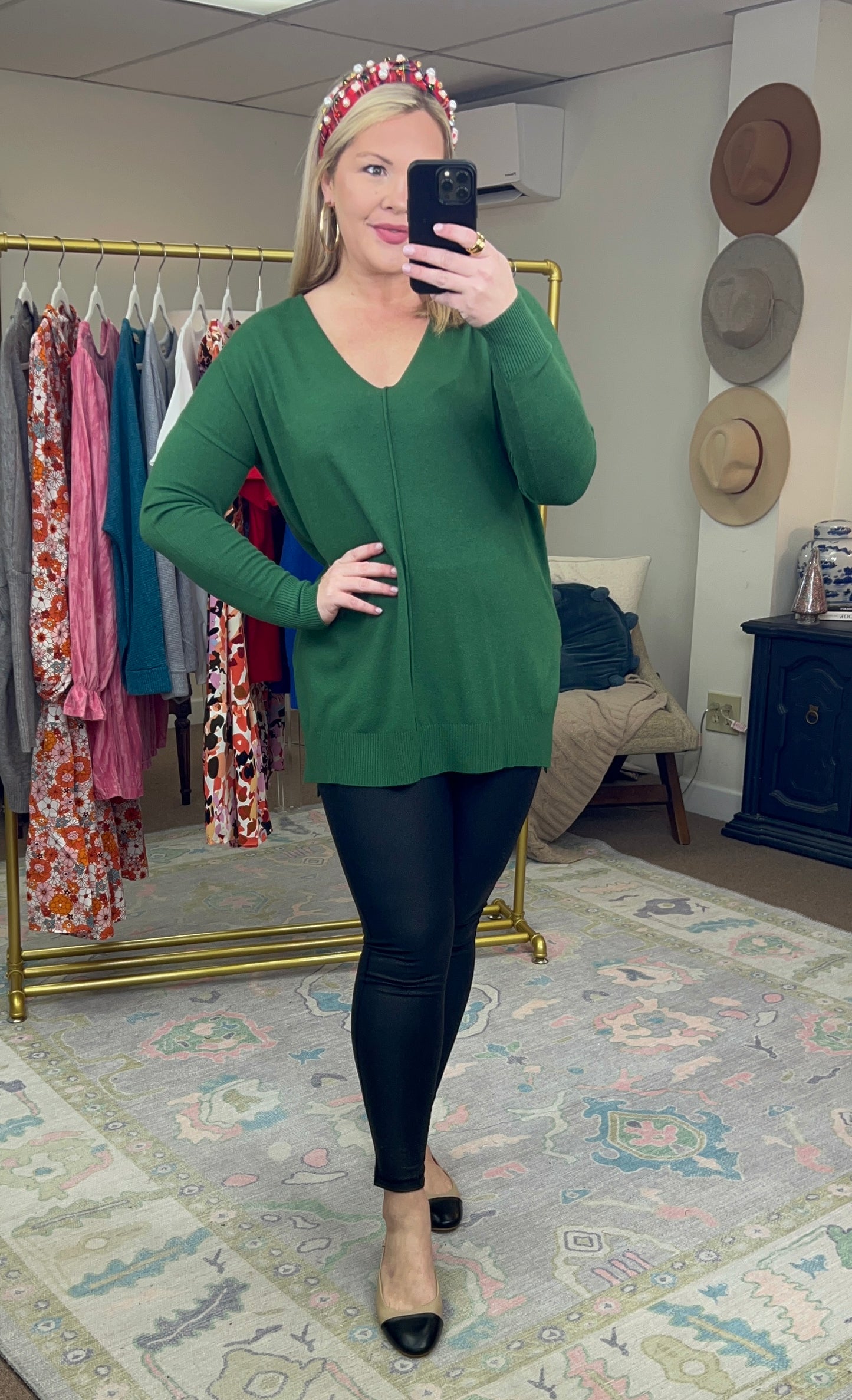 Made For Dreamers V-Neck Sweater Tunic