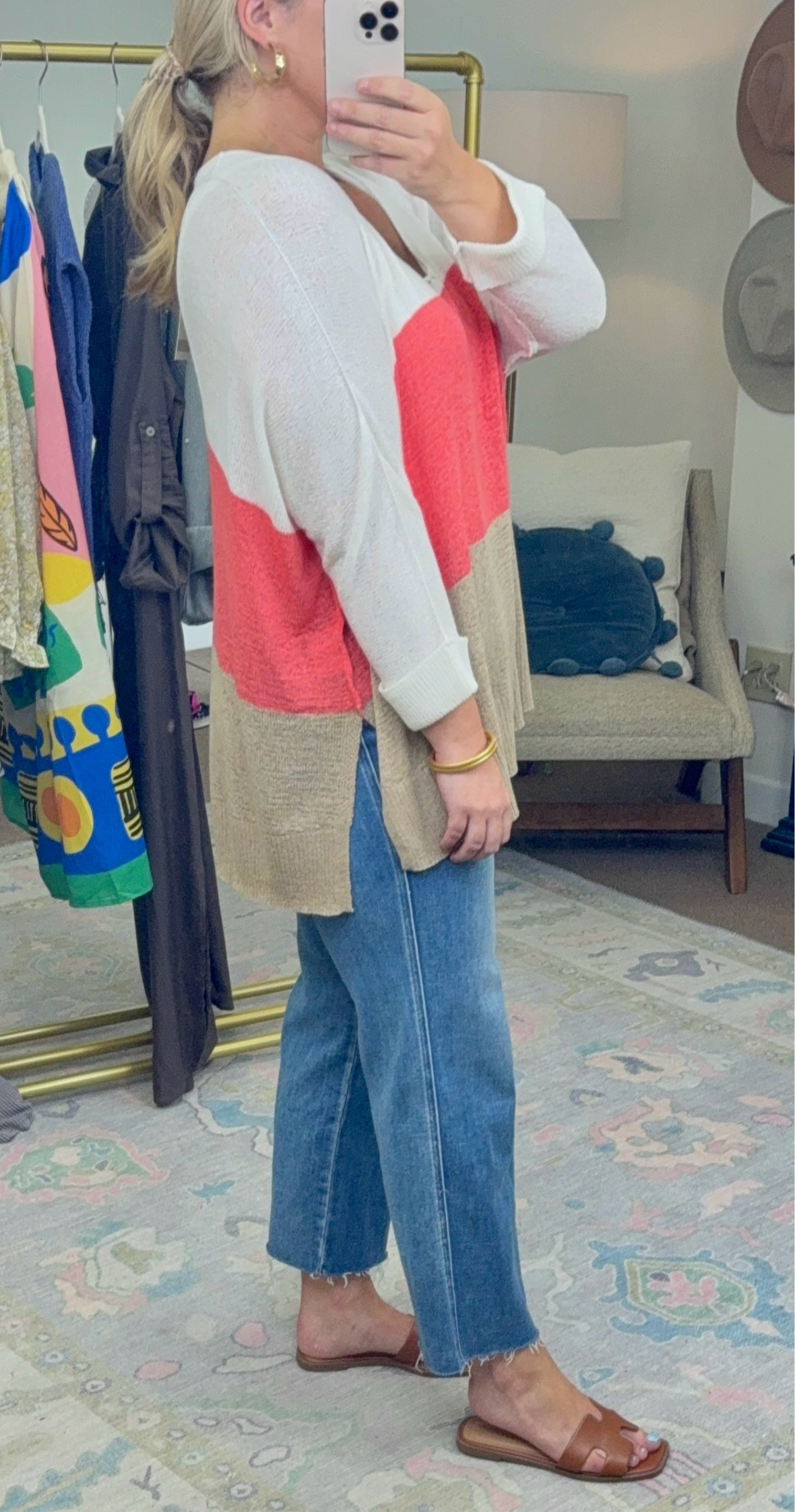 Life of Leisure Color Block Knit Top