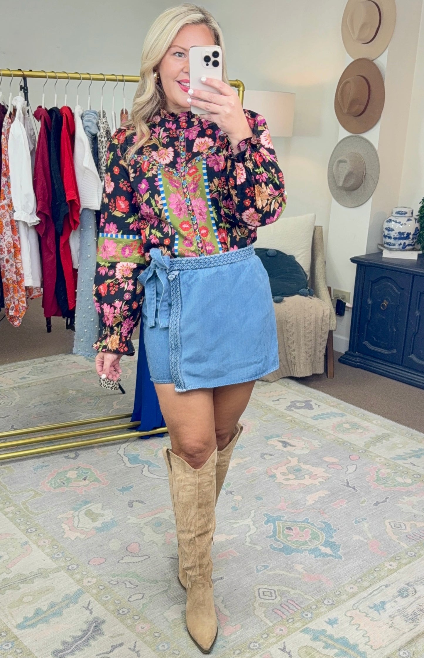 A Fine Fable Printed Blouse