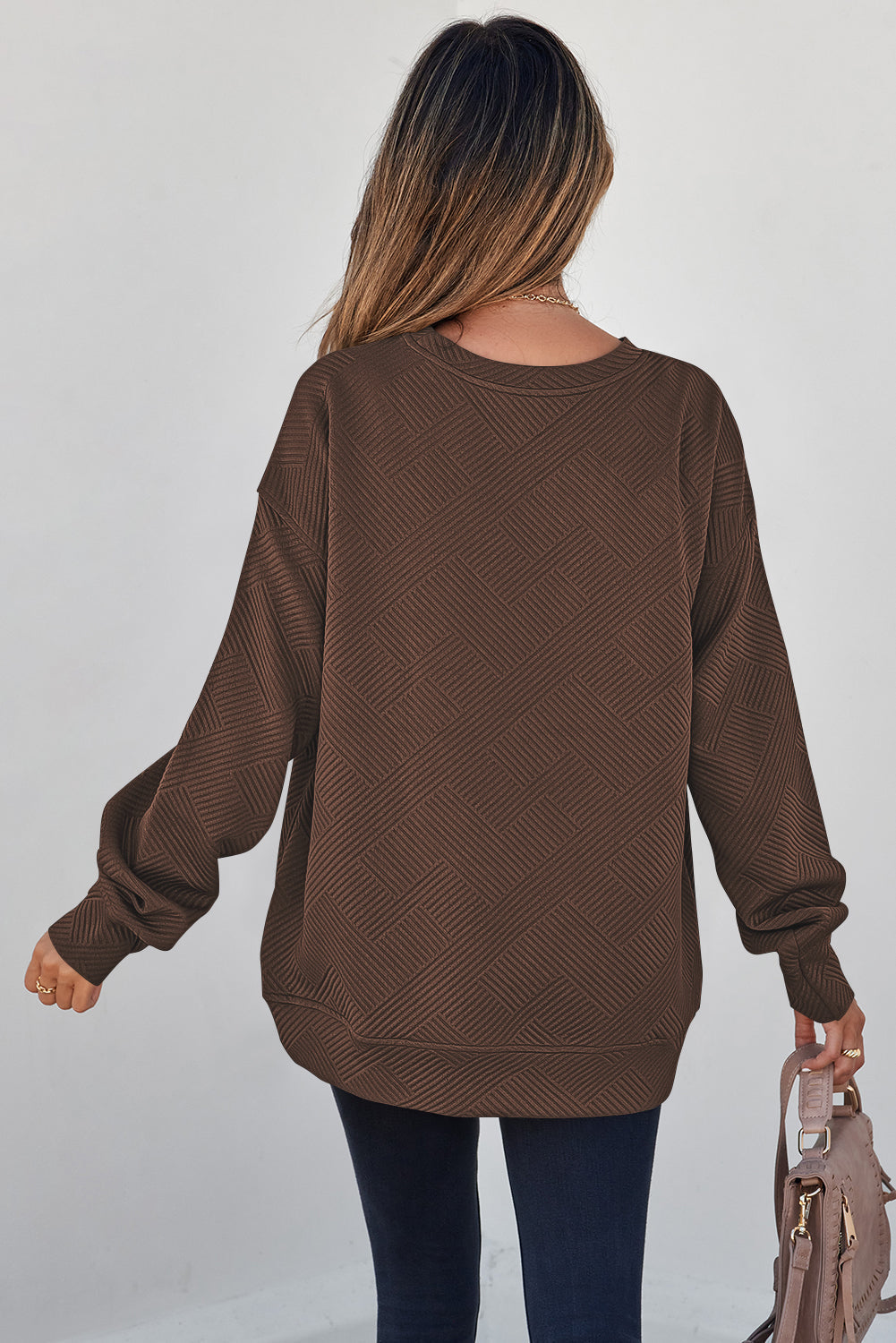 ✨SATURDAY STEAL✨ In Cozy Company Textured Pullover Top