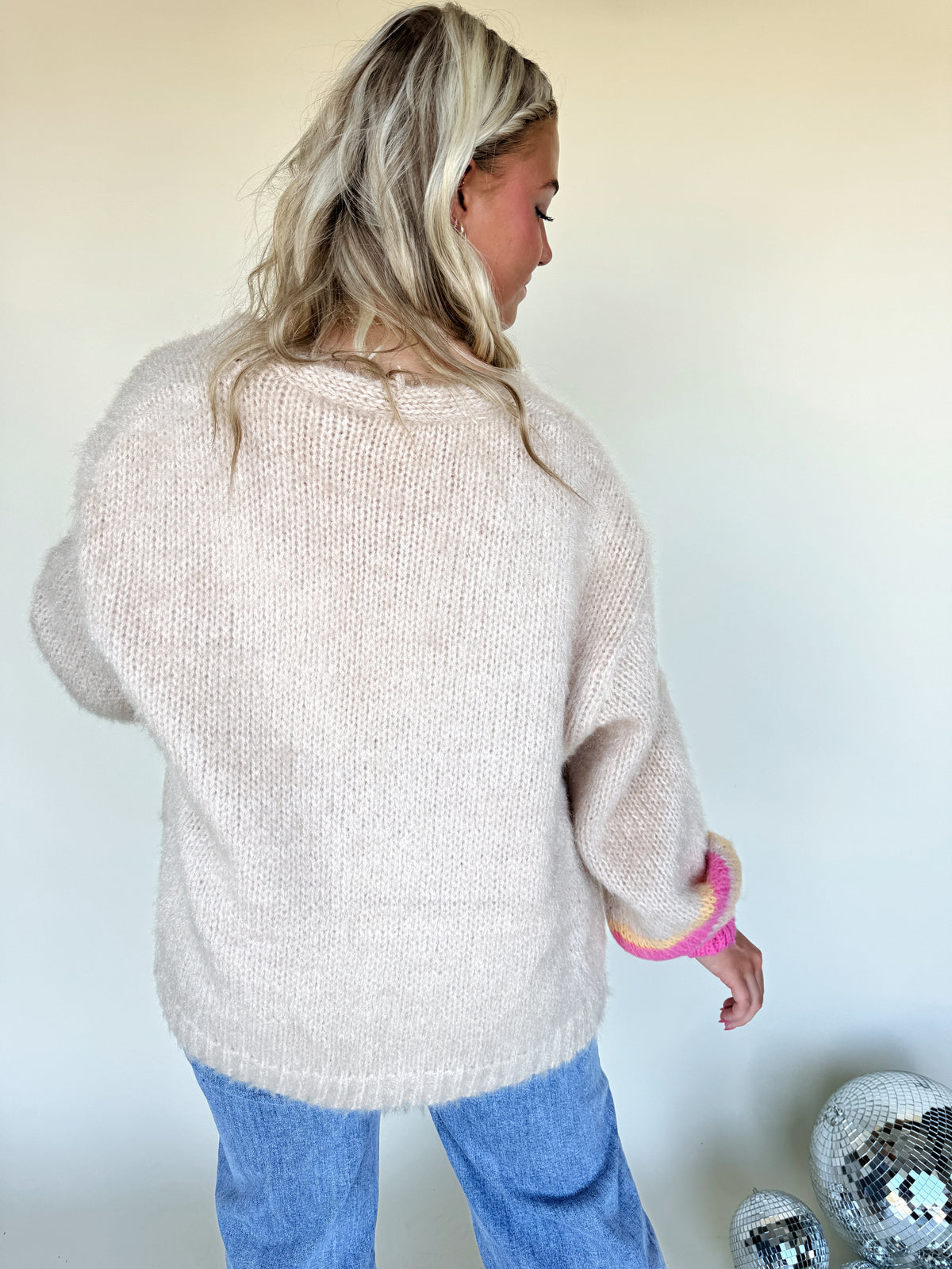 Golden Hour Slouchy Accent Cardigan