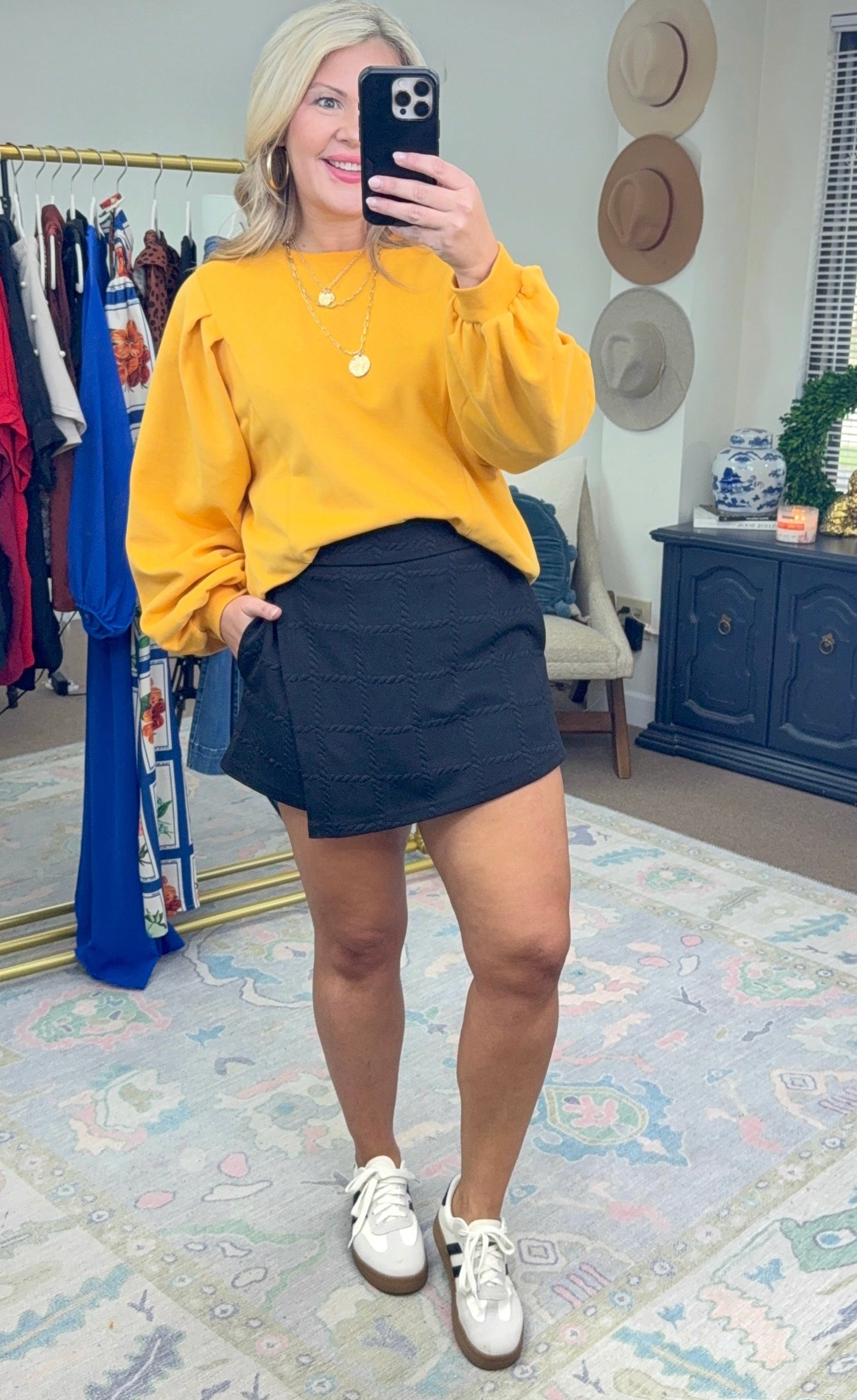 **MORE COLORS** Standing Ovation Pleated Sleeve Pullover Top