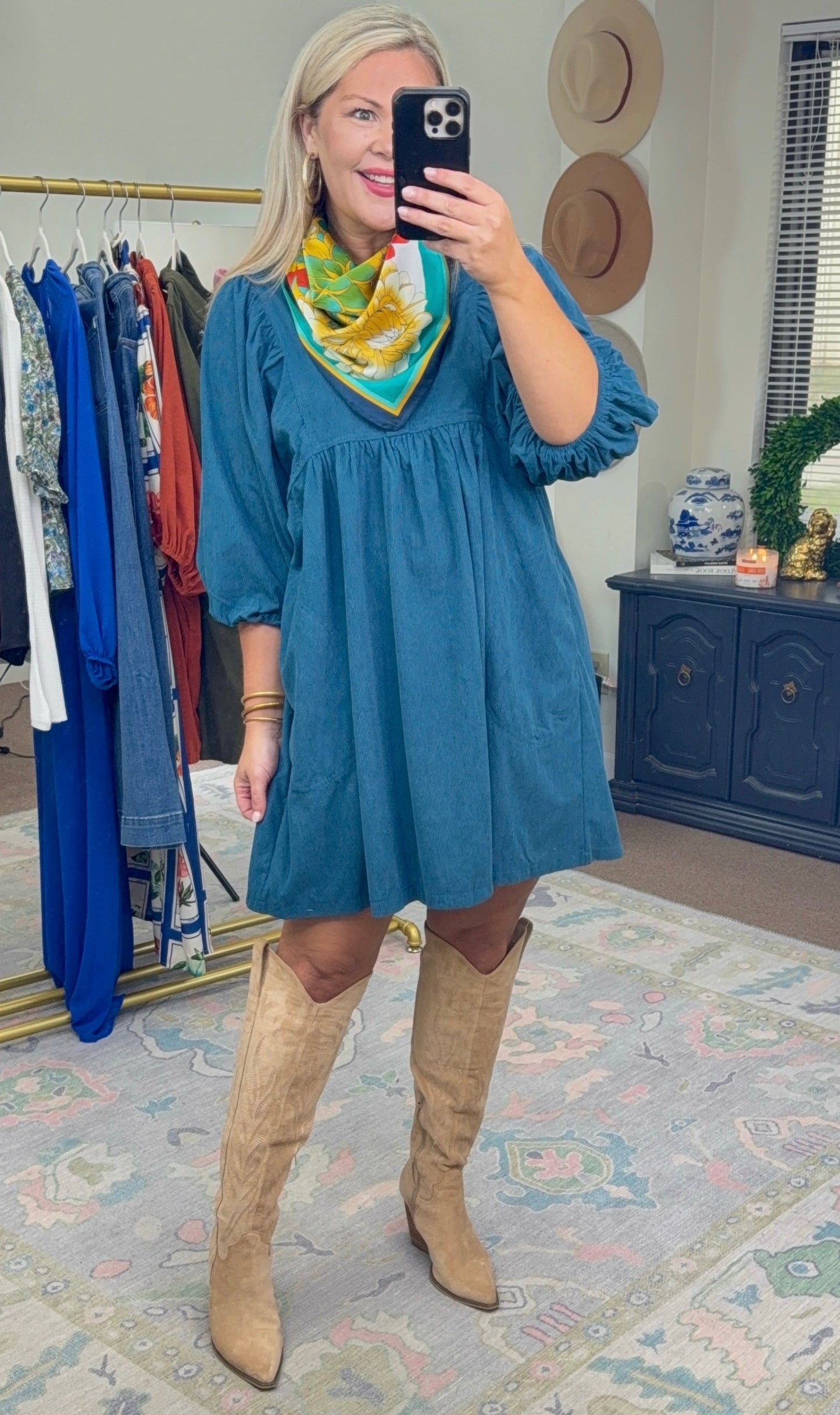 **MORE COLORS** Feels Like Home Corduroy Dress