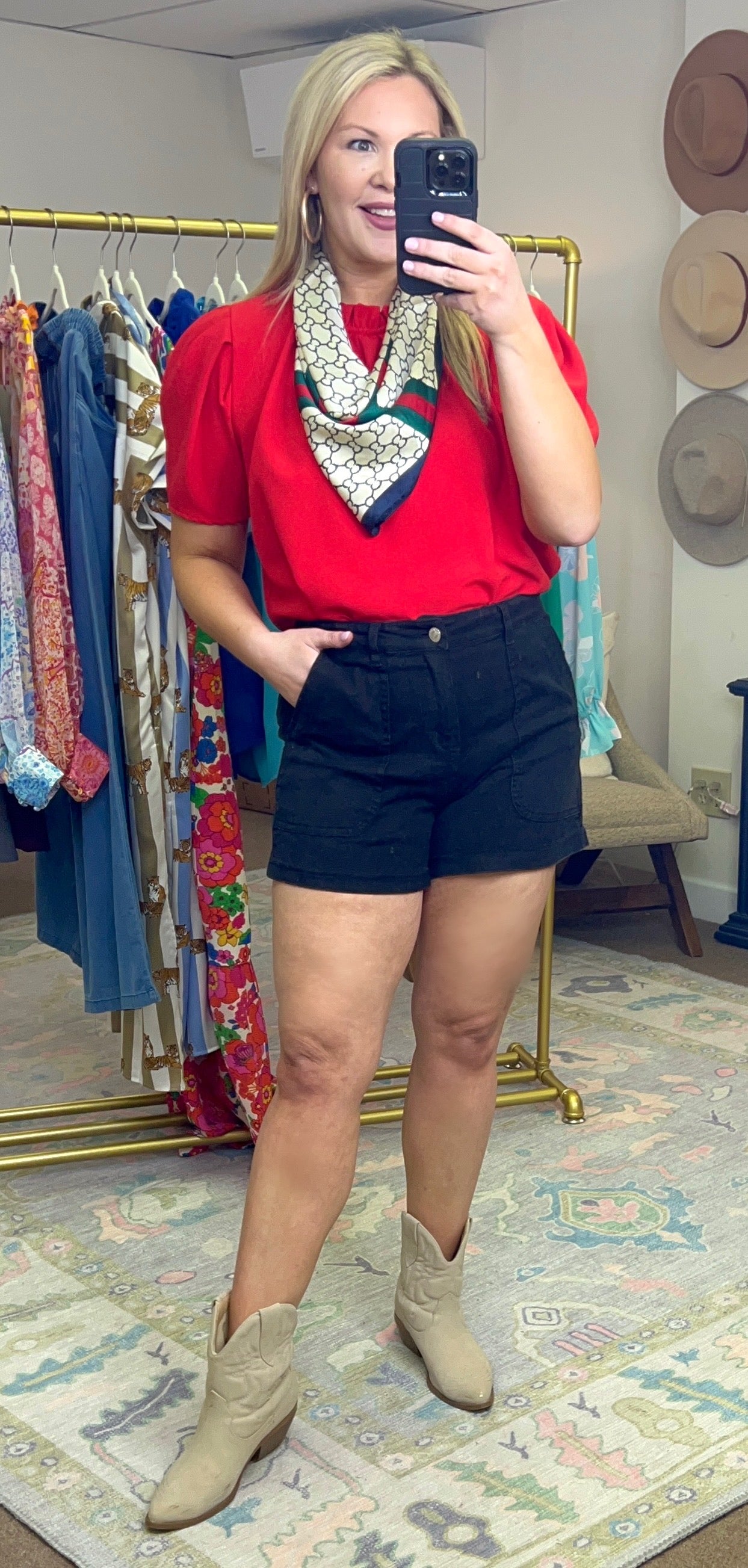 Fancy Frills Puff Sleeve Blouse