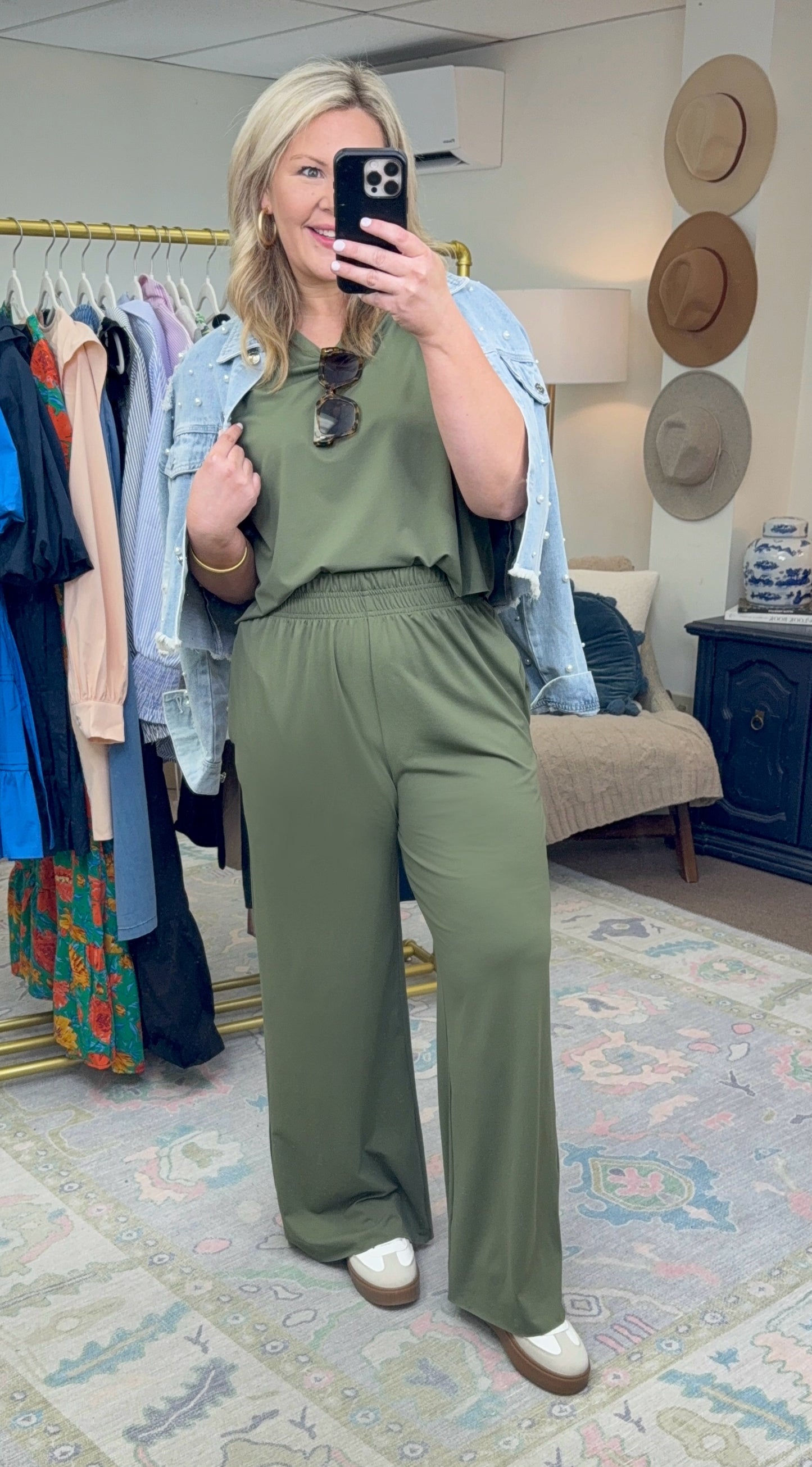 On a Journey Wide Leg Lounge Set