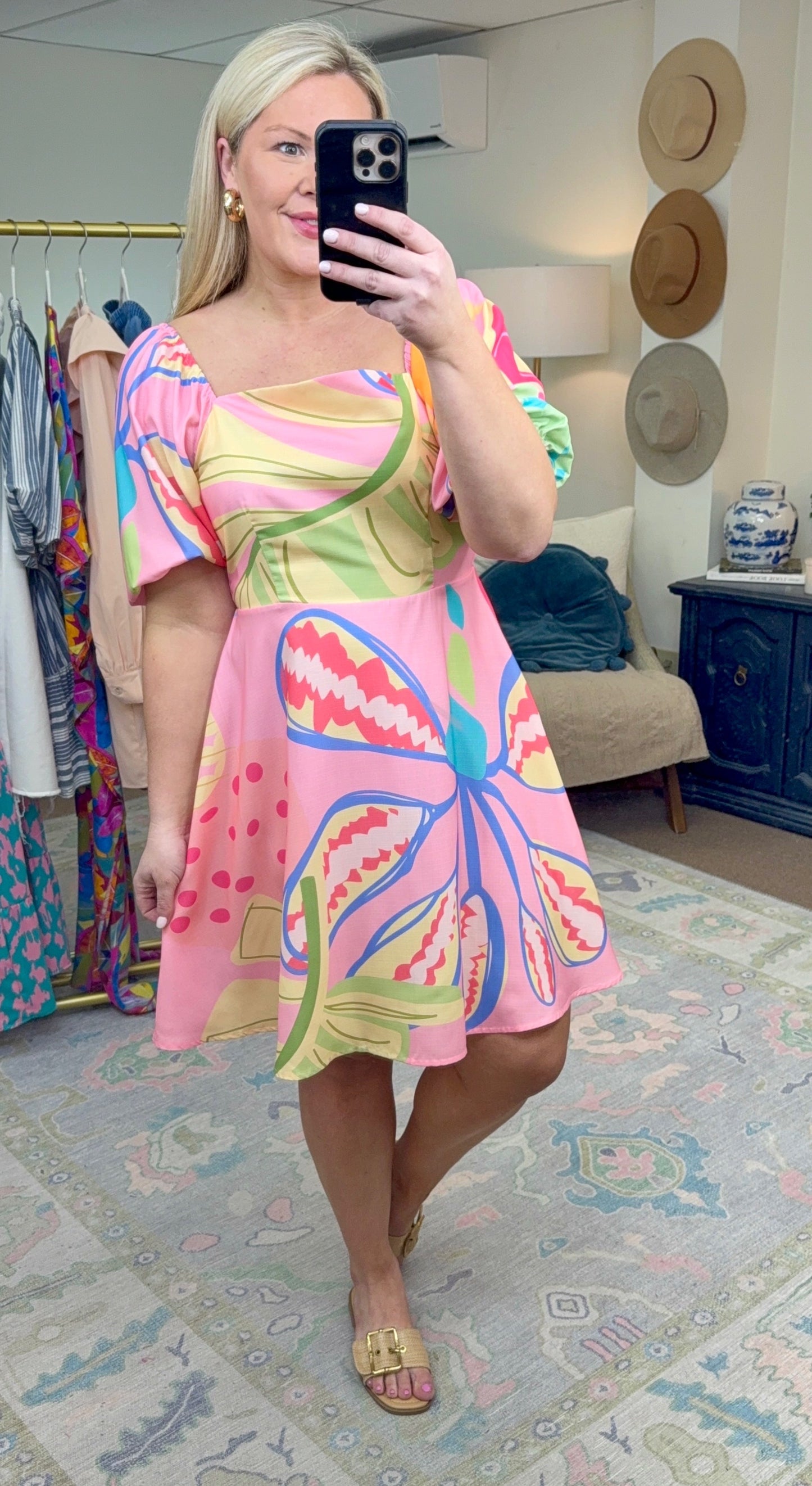 Color Your World Belted Mini Dress