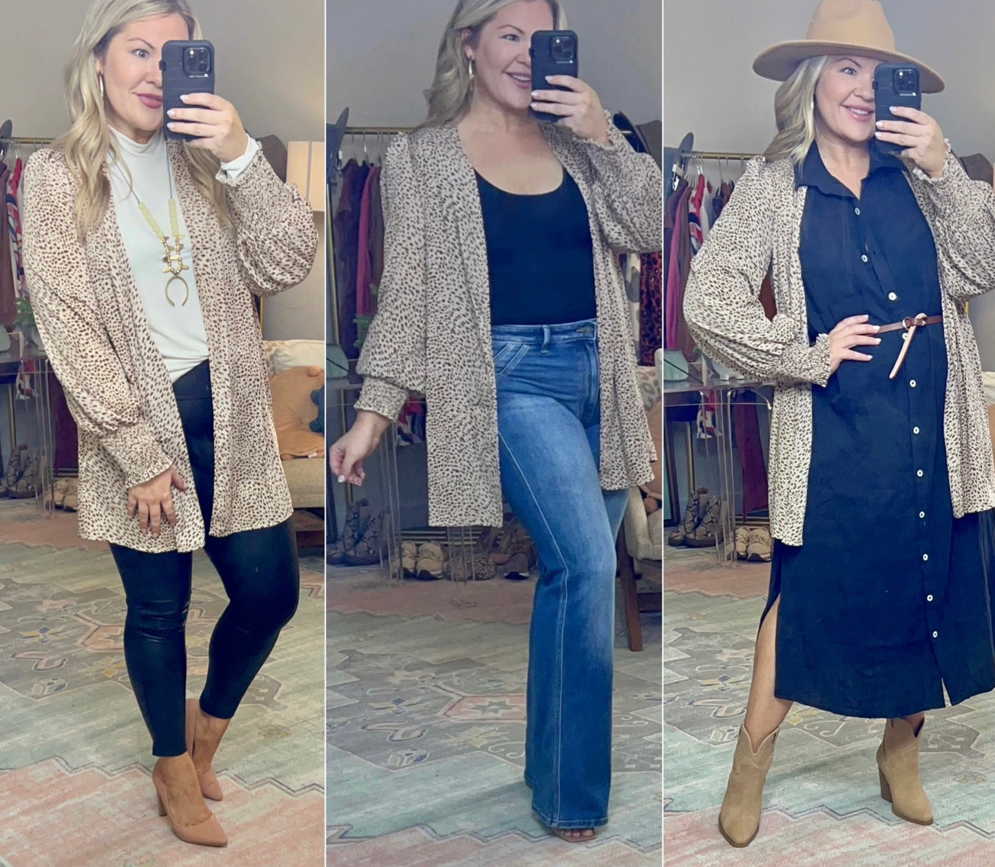 ✨RESTOCK✨ Wild Thing Animal Print Duster Cardigan